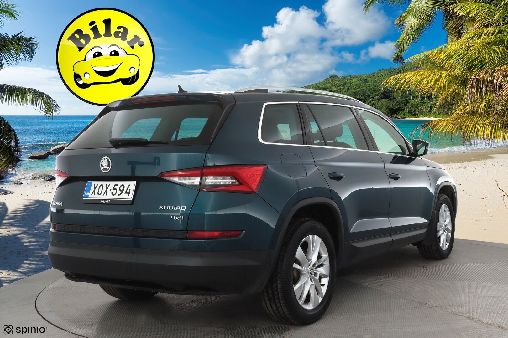 Skoda Kodiaq 2018 1,4 TSI 4x4 Style DSG Autom. - ACC | Webasto | Muisitpenkit | Canton | P.Kamera | Puolinahat | Keyless | LED | Apple&Android | 1.Om Suomi-auto | Kahdet Renkaat