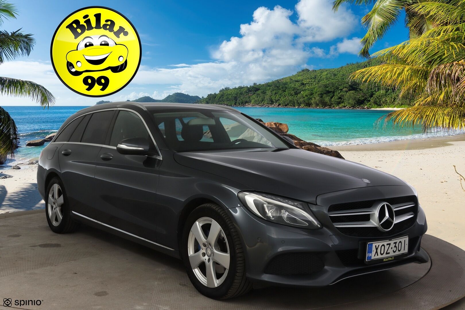 Mercedes-Benz C 2015 C 220 BlueTec T A Premium Business * Webasto / Koukku / Sähkökontti / LED High.Perf * - * Hyvin huollettu! / 2x Renkaat & Vanteet *