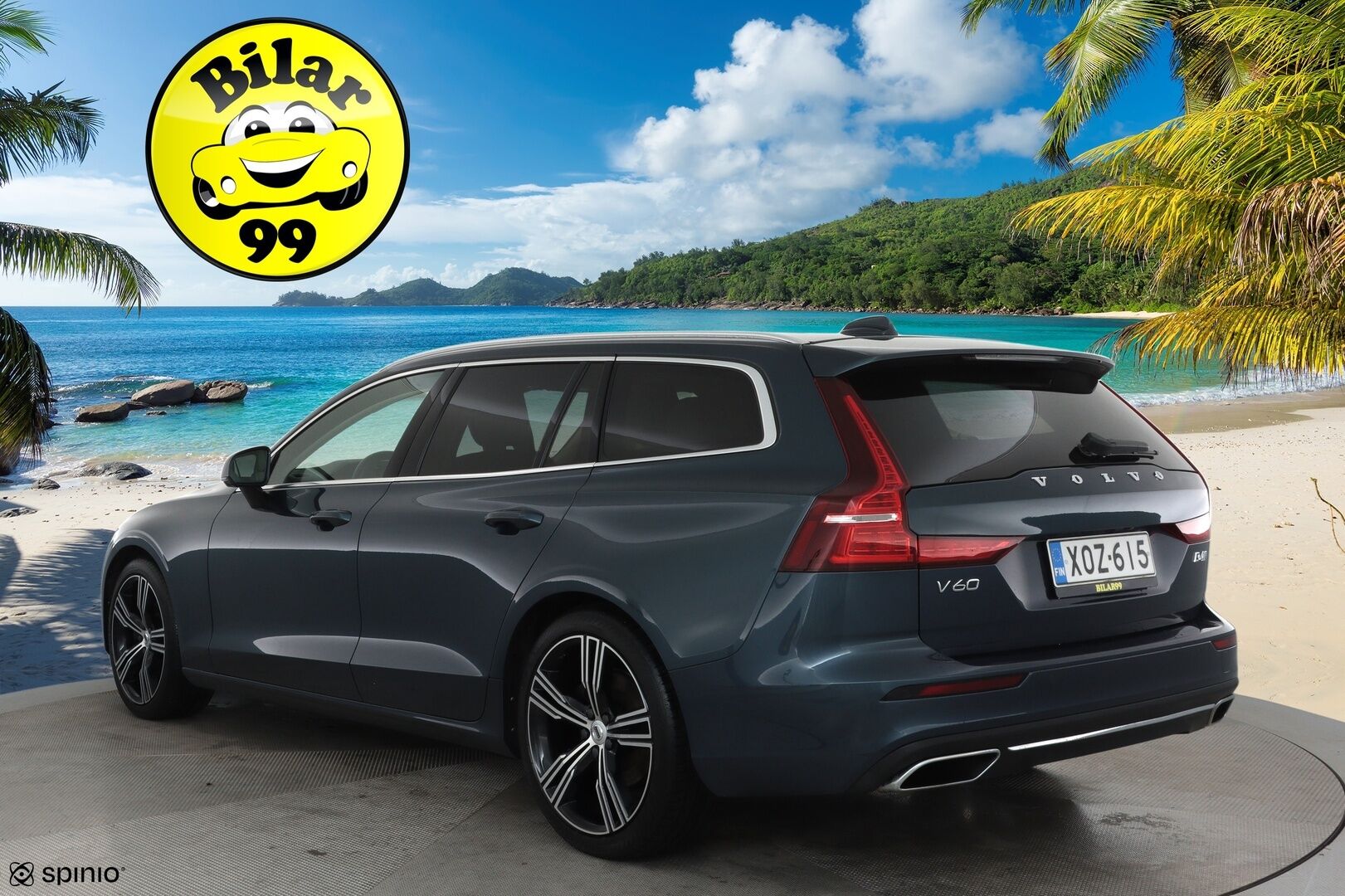 Volvo V60 2019 D4 Business Inscription aut **Panorama / Muistipenkki / Webasto / H&K / Adapt.vakkari / Vaaleat nahat / P.kamera** - Suomi-auto / Merkkihuollettu / Kahdet renkaat aluvanteilla