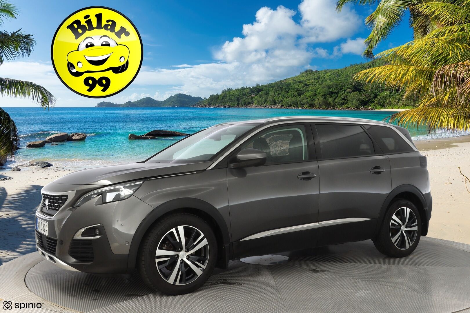 Peugeot 5008 2018 Allure PureTech 130 Automaatti *BLIS / Keyless / Vakkari / Tutkat / Lohko* - 7-paikkainen / Suomi-auto / Kahdet renkaat alumiinivantein / Viimeisin huolto 2/25 / Jakohihna 100tkm kohdalla