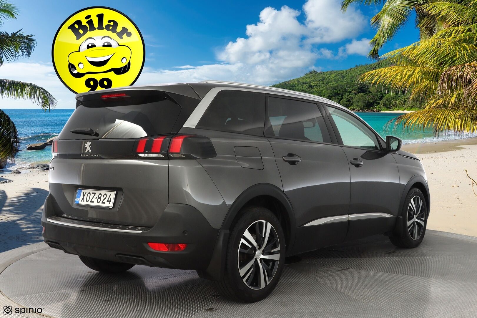 Peugeot 5008 2018 Allure PureTech 130 Automaatti *BLIS / Keyless / Vakkari / Tutkat / Lohko* - 7-paikkainen / Suomi-auto / Kahdet renkaat alumiinivantein / Viimeisin huolto 2/25 / Jakohihna 100tkm kohdalla