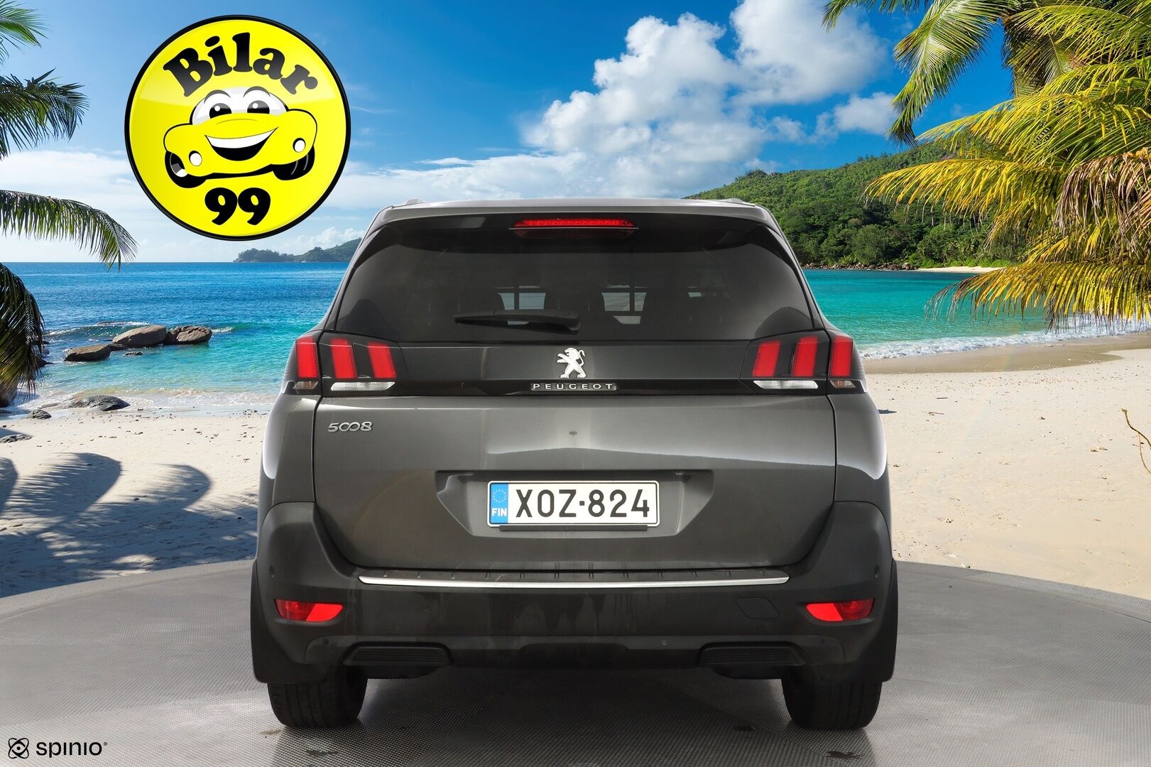 Peugeot 5008 2018 Allure PureTech 130 Automaatti *BLIS / Keyless / Vakkari / Tutkat / Lohko* - 7-paikkainen / Suomi-auto / Kahdet renkaat alumiinivantein / Viimeisin huolto 2/25 / Jakohihna 100tkm kohdalla