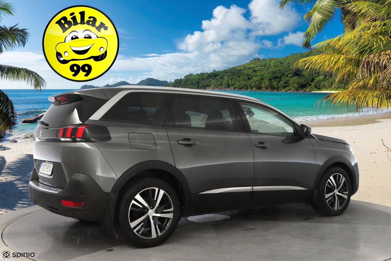 Peugeot 5008 2018 Allure PureTech 130 Automaatti *BLIS / Keyless / Vakkari / Tutkat / Lohko* - 7-paikkainen / Suomi-auto / Kahdet renkaat alumiinivantein / Viimeisin huolto 2/25 / Jakohihna 100tkm kohdalla