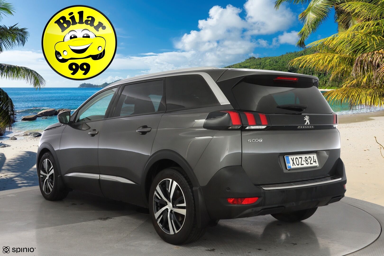Peugeot 5008 2018 Allure PureTech 130 Automaatti *BLIS / Keyless / Vakkari / Tutkat / Lohko* - 7-paikkainen / Suomi-auto / Kahdet renkaat alumiinivantein / Viimeisin huolto 2/25 / Jakohihna 100tkm kohdalla
