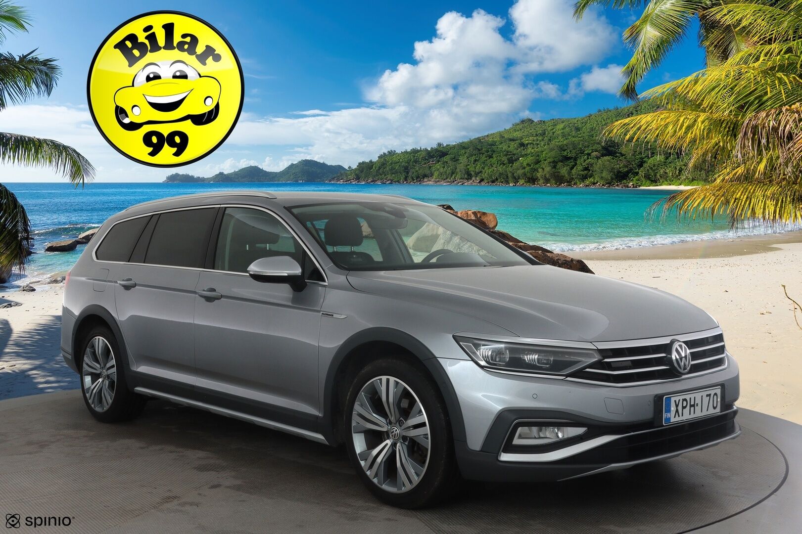 Volkswagen Passat 2020 Variant Alltrack 2,0 TDI SCR 140 kW 4MOTION DSG *ACC / IQ.Light / 360° / Webasto / Navi / KeylessGo* - Suomi-auto / Kahdet renkaat aluvanteilla