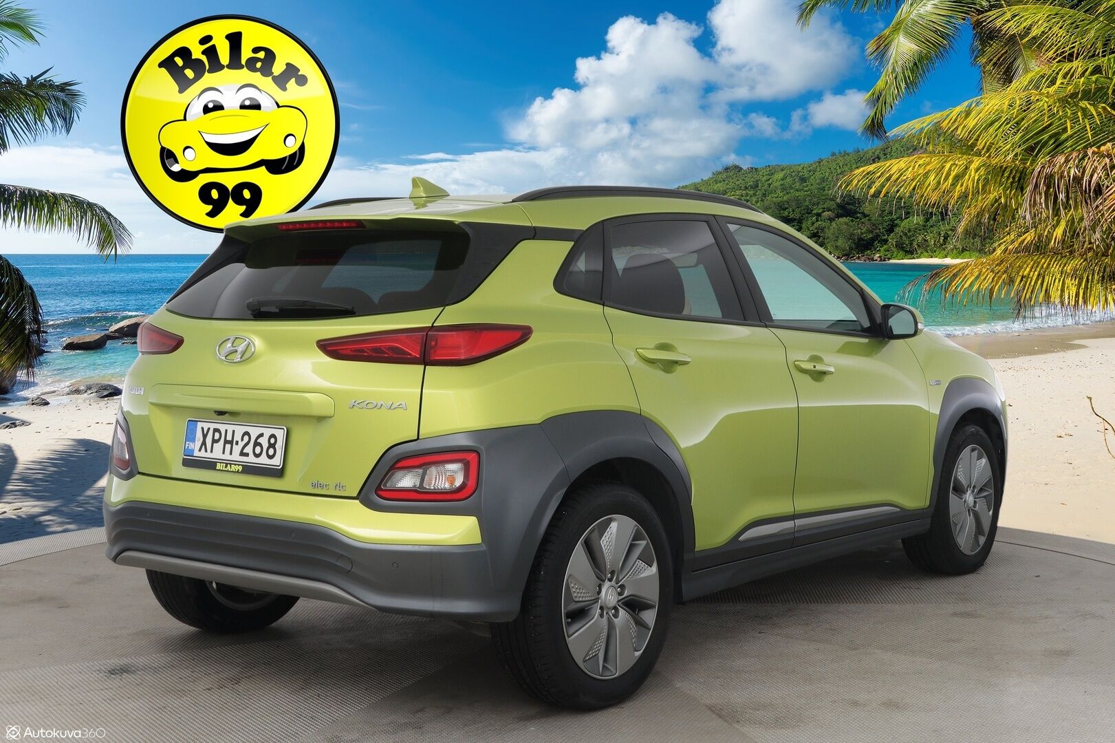 Hyundai KONA 2020 electric 39 kWh 136 hv Comfort** P-Kamera / ACC / Suomi-Auto - Ilmalämpöpumppu / Lime Twist -metalliväri