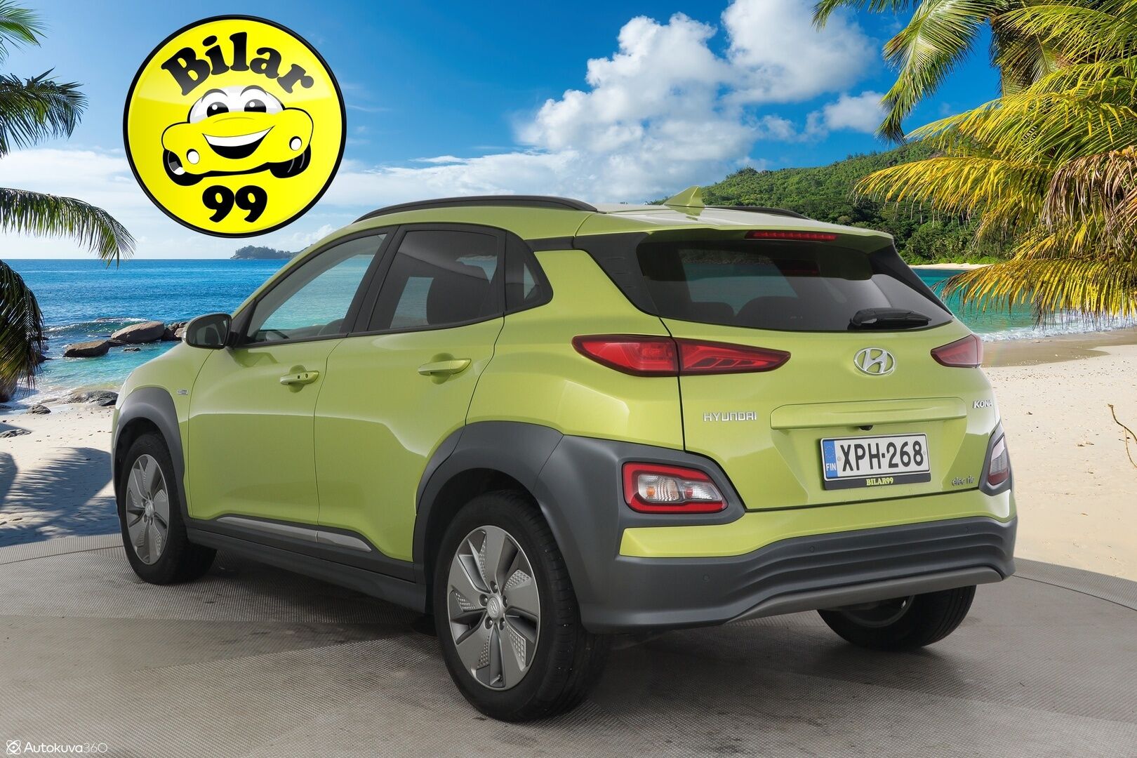 Hyundai KONA 2020 electric 39 kWh 136 hv Comfort** P-Kamera / ACC / Suomi-Auto - Ilmalämpöpumppu / Lime Twist -metalliväri