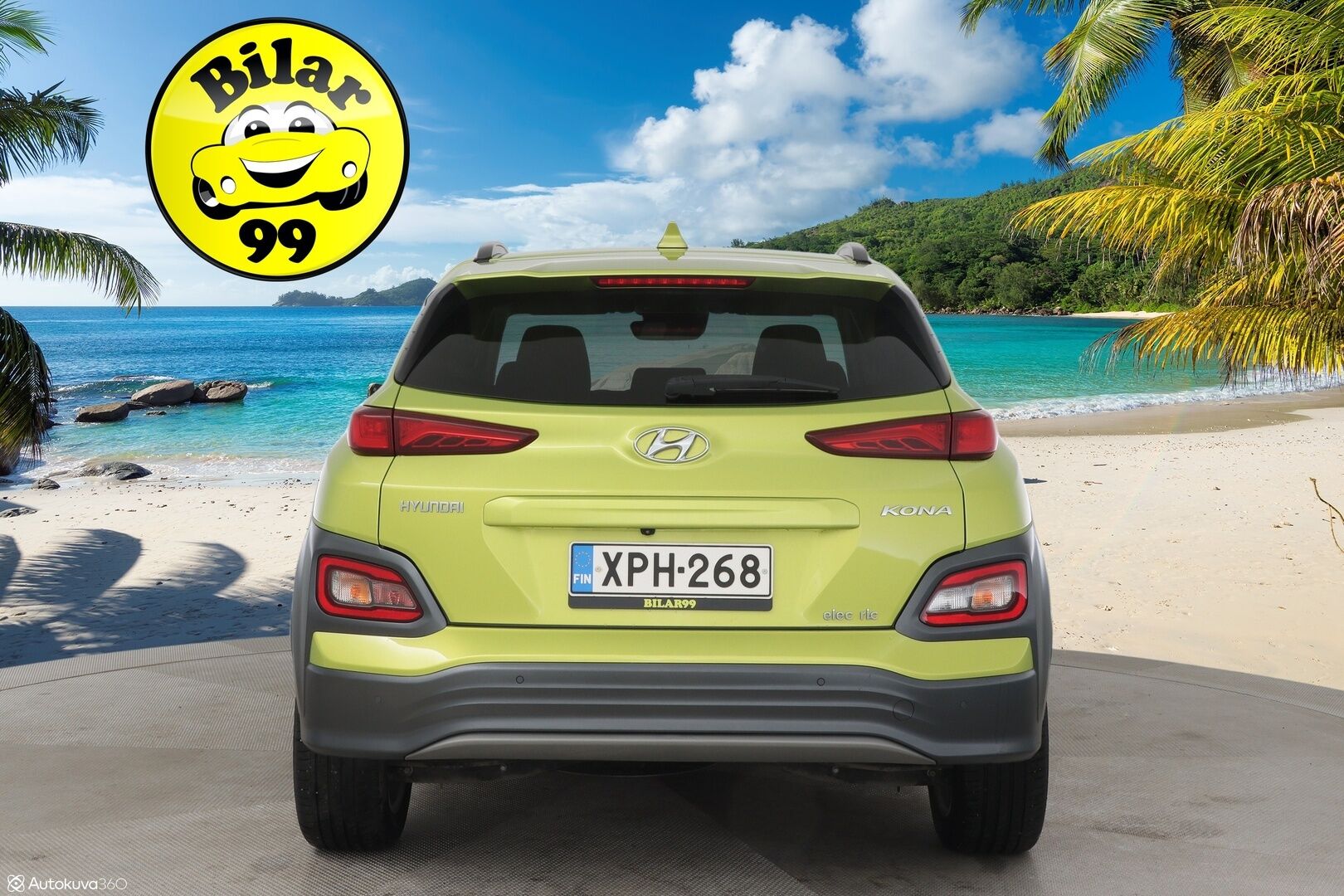 Hyundai KONA 2020 electric 39 kWh 136 hv Comfort** P-Kamera / ACC / Suomi-Auto - Ilmalämpöpumppu / Lime Twist -metalliväri