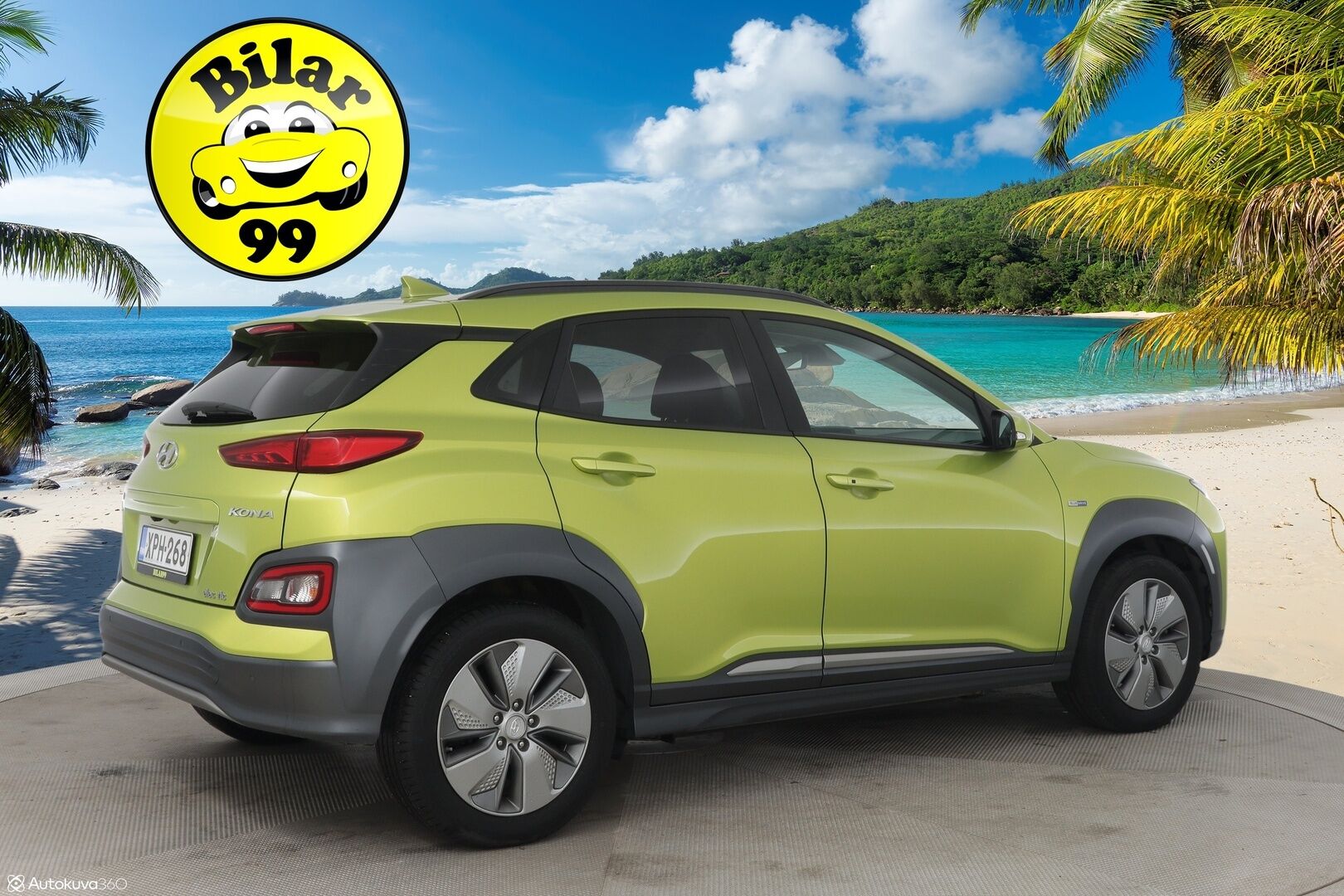 Hyundai KONA 2020 electric 39 kWh 136 hv Comfort** P-Kamera / ACC / Suomi-Auto - Ilmalämpöpumppu / Lime Twist -metalliväri