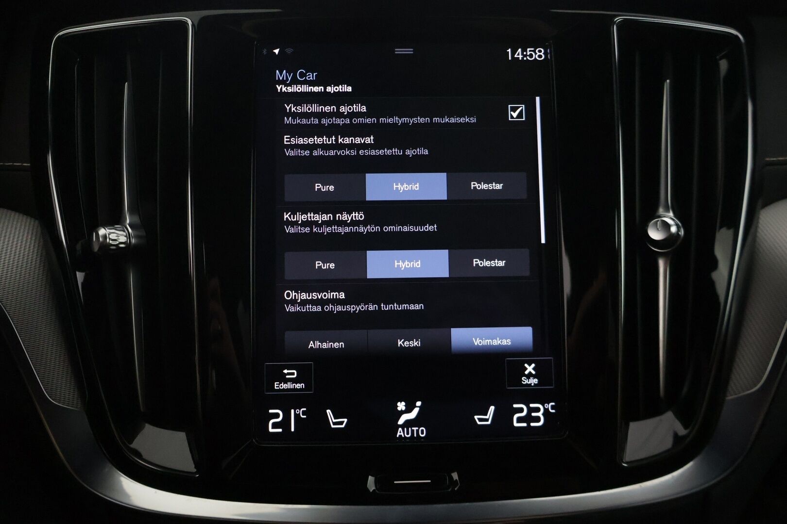 Volvo S60 2021 T8 TwE AWD Business Polestar Engineered aut - | Suomi-auto | ACC | Webasto | H&K | KeylessGo | Muistipenkit | Navi | Kamera | Merkkikirja |