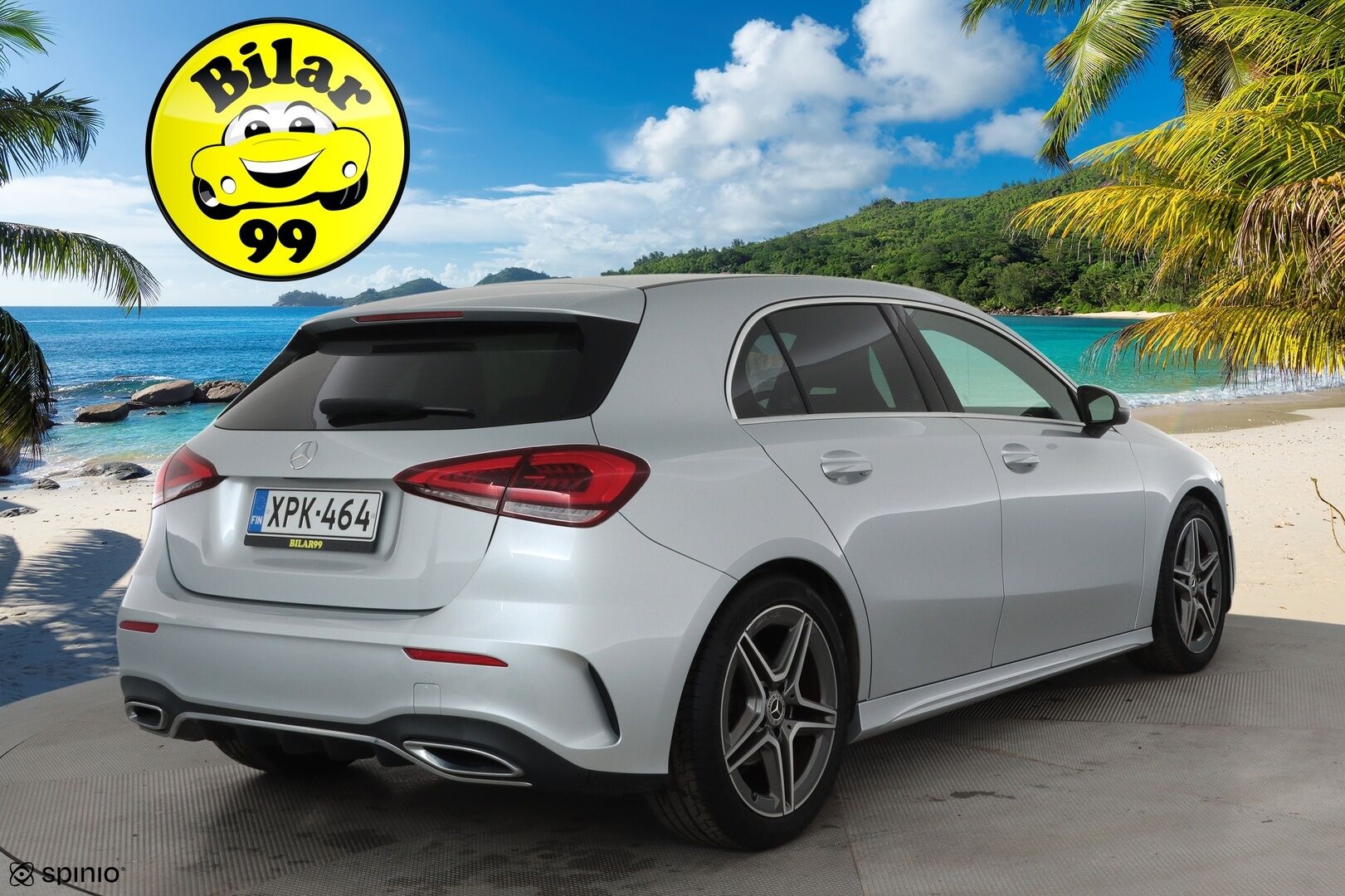 Mercedes-Benz A 2020 180 A Business AMG **LED-High Performance / P.Kamera / Sporttipenkit / Kaistavahti / Nahka-Alcantara** - Kahdet Renkaat