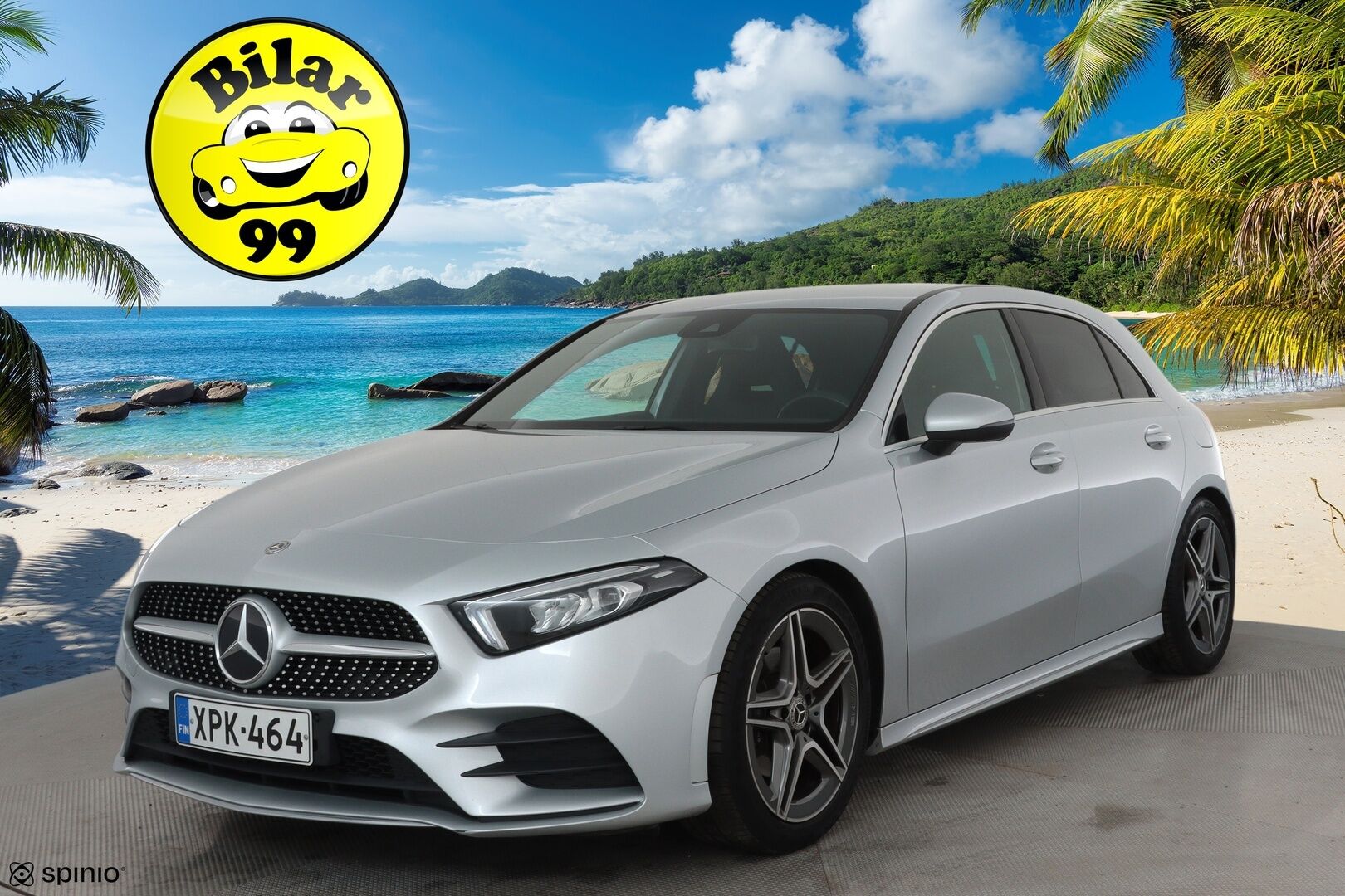 Mercedes-Benz A 2020 180 A Business AMG **LED-High Performance / P.Kamera / Sporttipenkit / Kaistavahti / Nahka-Alcantara** - Kahdet Renkaat