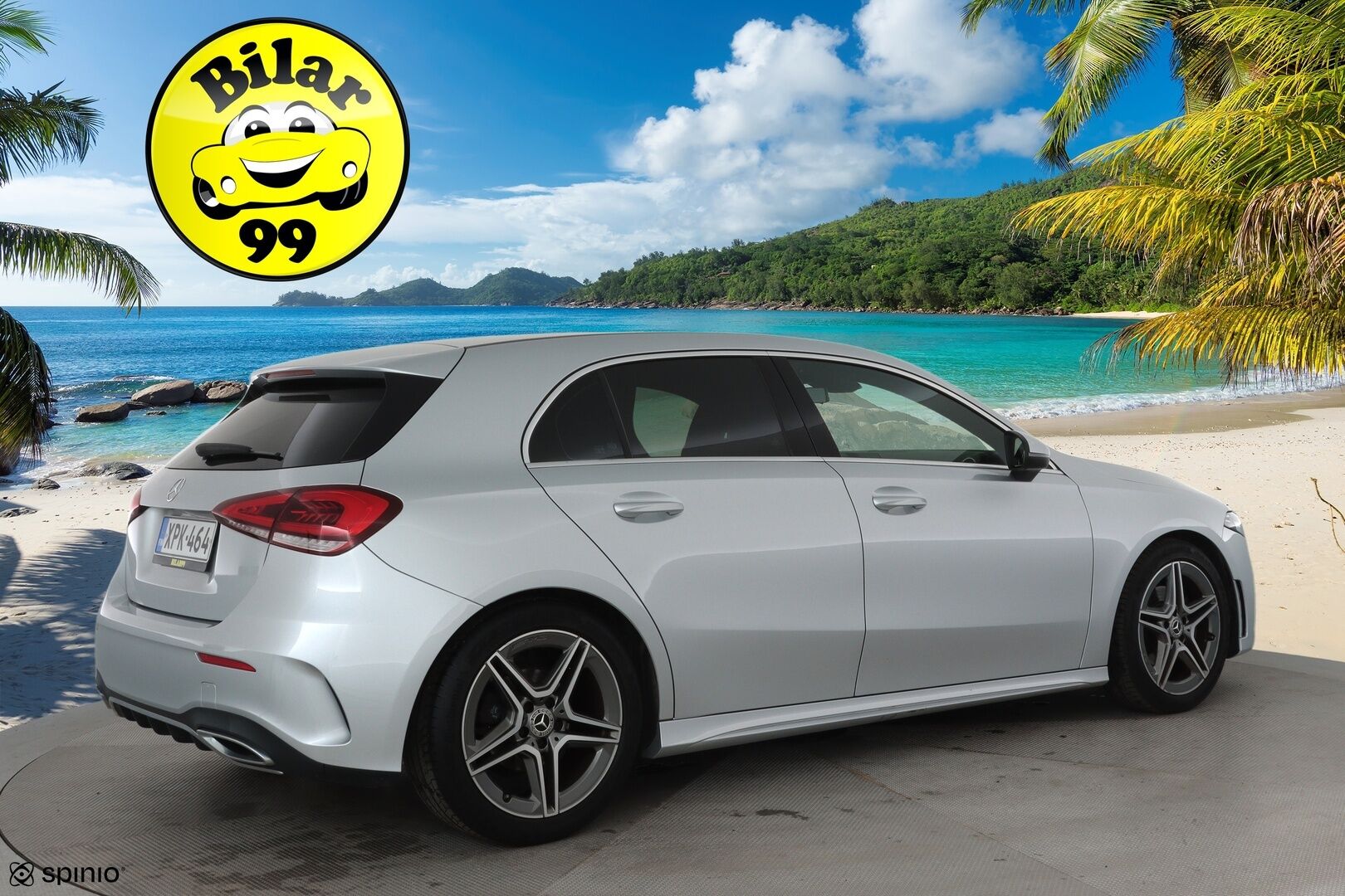 Mercedes-Benz A 2020 180 A Business AMG **LED-High Performance / P.Kamera / Sporttipenkit / Kaistavahti / Nahka-Alcantara** - Kahdet Renkaat