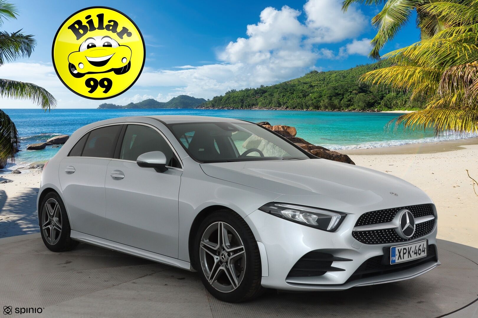 Mercedes-Benz A 2020 180 A Business AMG **LED-High Performance / P.Kamera / Sporttipenkit / Kaistavahti / Nahka-Alcantara** - Kahdet Renkaat