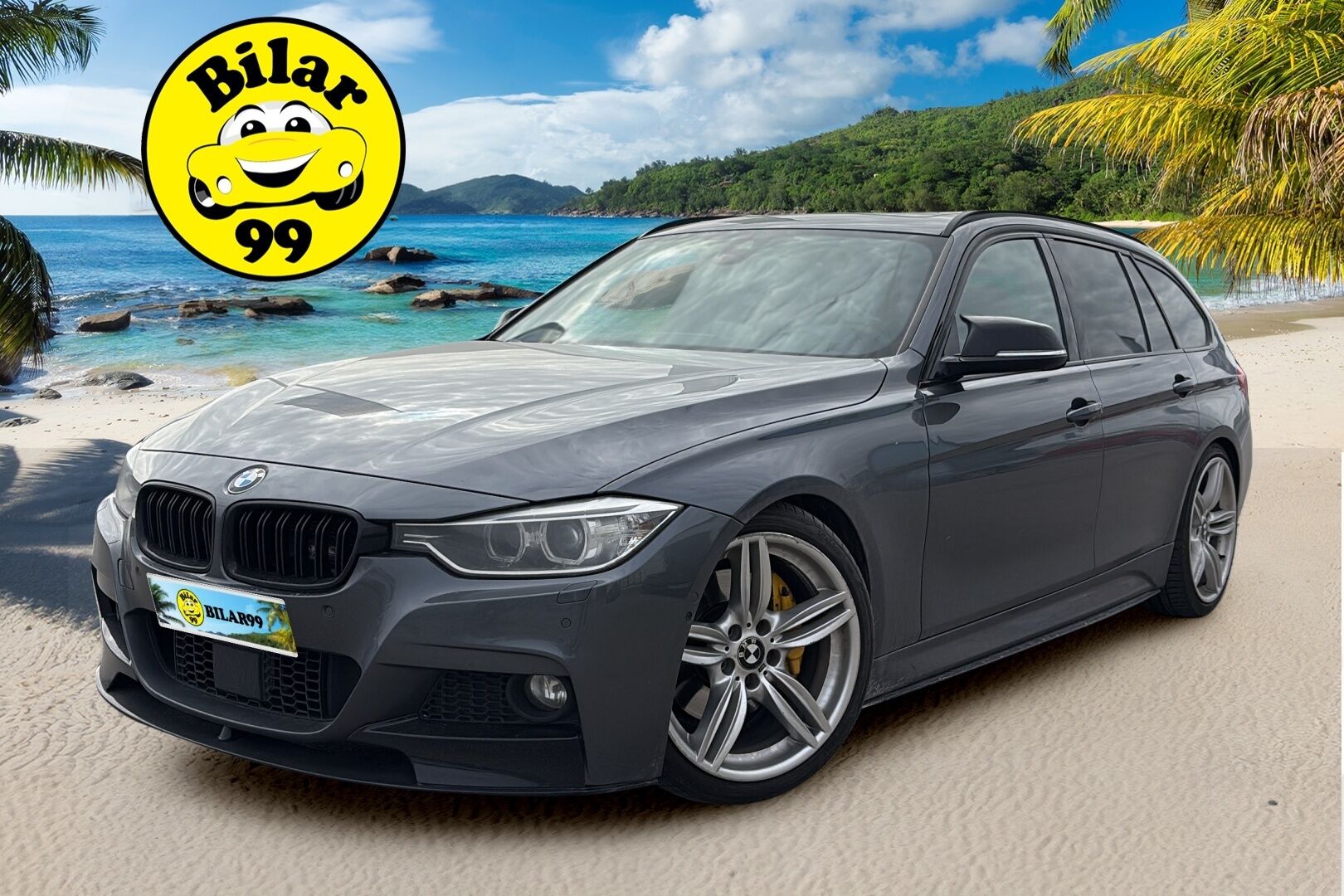 BMW 330 2013 F31 Touring 330d xDrive M Sport * Webasto / Adapt.vakkari / Harman&Kardon / Panorama / 360°kamera / Koukku / Comfort Access - Ratinlämmitin / Sähköluukku / Kangas-Alcantara! - HULLUT AVAJAISHULINAT KORKOTARJOUS 3,29 %