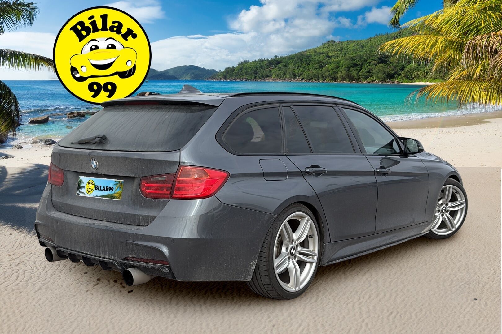 BMW 330 2013 F31 Touring 330d xDrive M Sport * Webasto / Adapt.vakkari / Harman&Kardon / Panorama / 360°kamera / Koukku / Comfort Access - Ratinlämmitin / Sähköluukku / Kangas-Alcantara! - HULLUT AVAJAISHULINAT KORKOTARJOUS 3,29 %