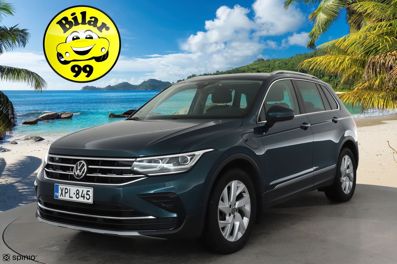 Volkswagen Tiguan 2021 Style eHybrid 180 kW DSG *Vetokoukku / ACC / Matrix-LED / P.kamera / Hierovat Sporttipenkit / Kaistavahti / Keyless* - Suomi-auto / Molemmat latauskaapelit / Kahdet OEM vanteet