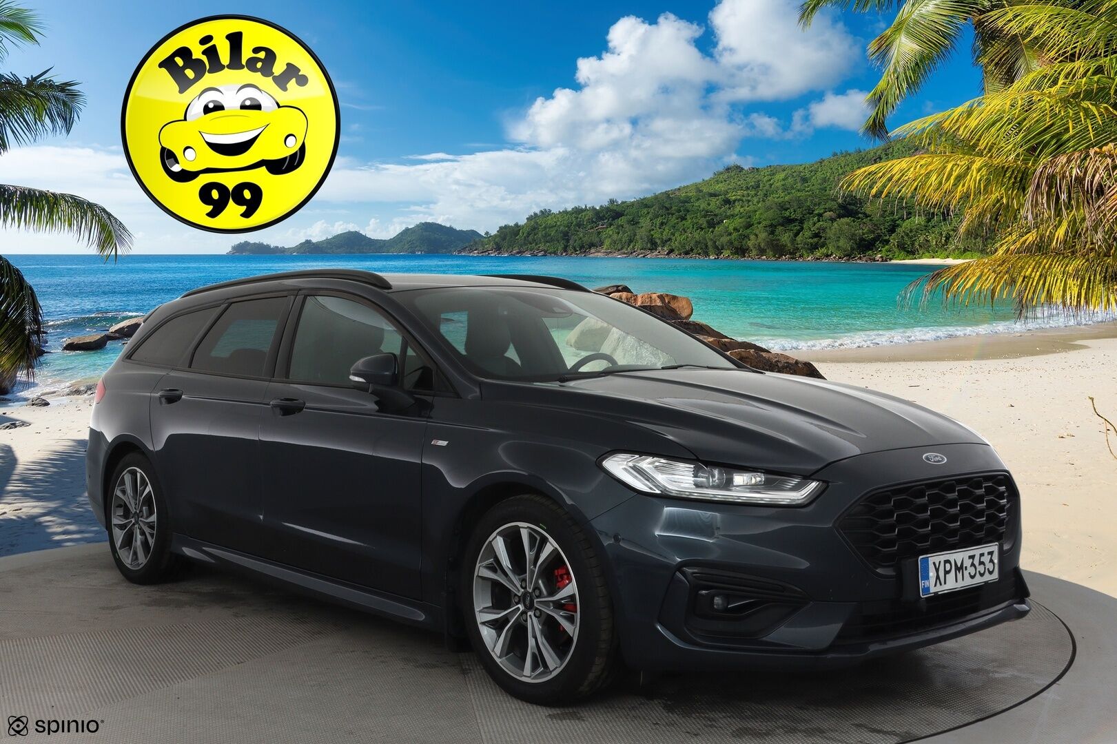 Ford Mondeo 2021 2,0 187hv  Hybrid ST-LINE Wagon *Adapt.vakkari / Panorama / Muistipenkki / P.kamera / Keyless / Koukku* - Huippuvarusteet! / 1-om. Suomi-auto / XPack / Winter Pack / Kahdet renkaat aluvanteulla
