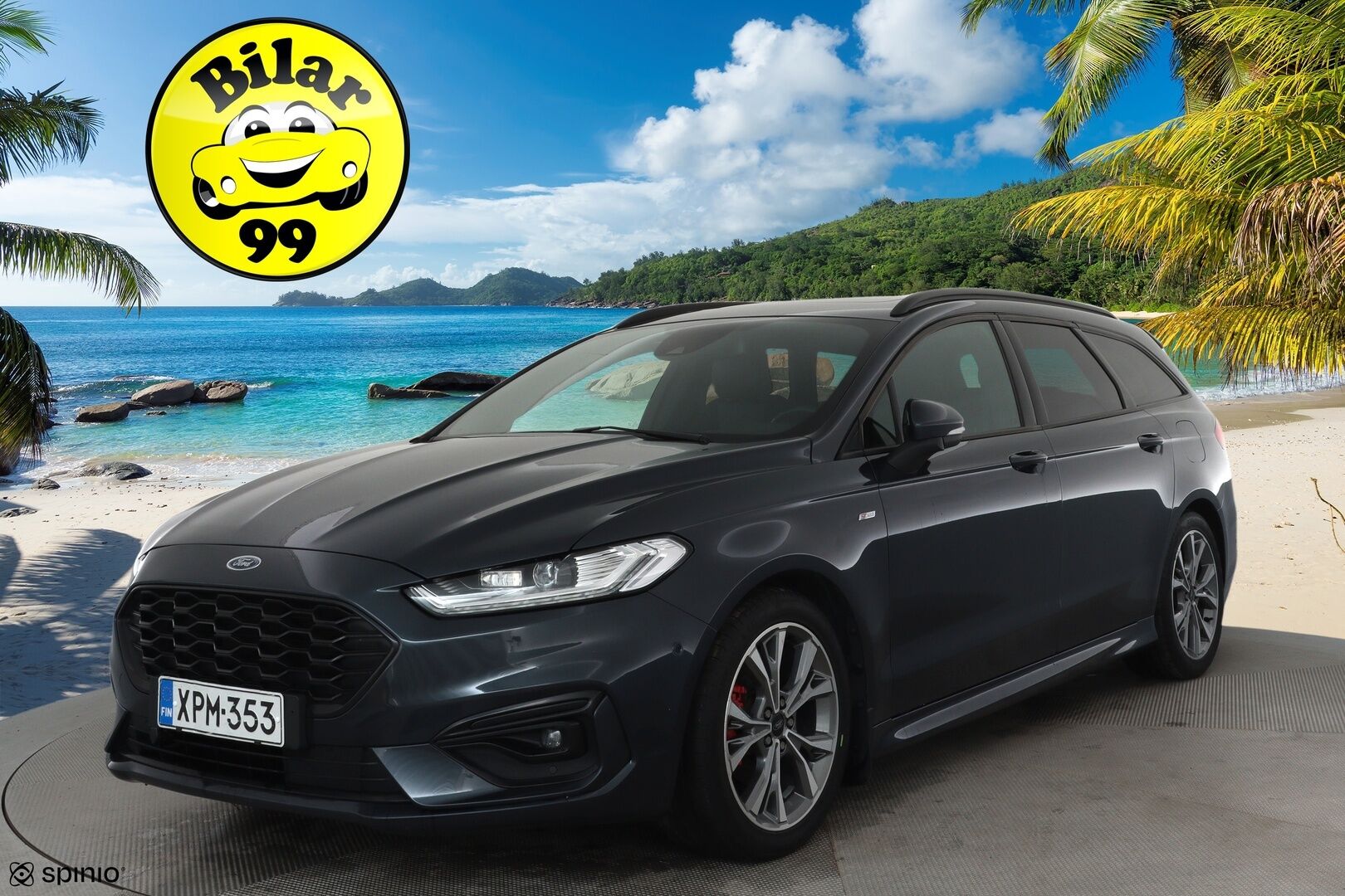 Ford Mondeo 2021 2,0 187hv  Hybrid ST-LINE Wagon *Adapt.vakkari / Panorama / Muistipenkki / P.kamera / Keyless / Koukku* - Huippuvarusteet! / 1-om. Suomi-auto / XPack / Winter Pack / Kahdet renkaat aluvanteulla - HULLUT VÄLIPÄIVÄT KORKOTARJOUS 2,49%