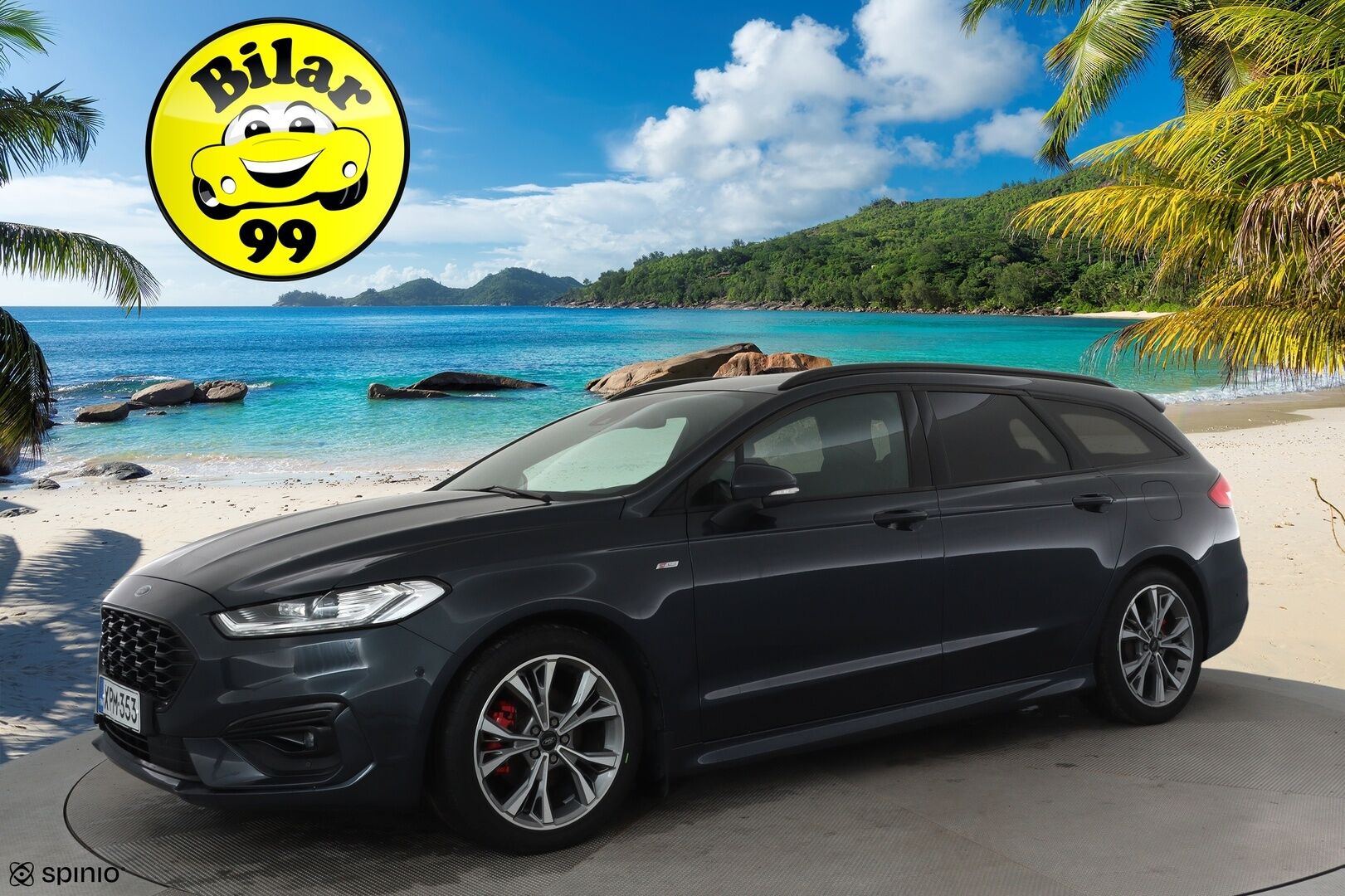 Ford Mondeo 2021 2,0 187hv  Hybrid ST-LINE Wagon *Adapt.vakkari / Panorama / Muistipenkki / P.kamera / Keyless / Koukku* - Huippuvarusteet! / 1-om. Suomi-auto / XPack / Winter Pack / Kahdet renkaat aluvanteulla