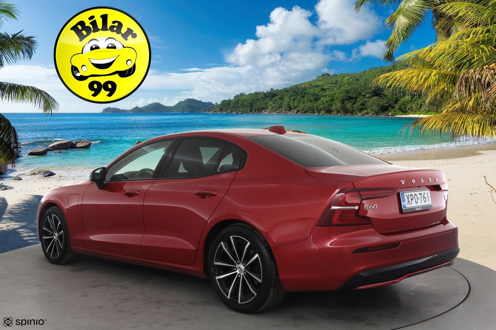 Volvo S60 2023 T8 AWD Long Range High Performance Plus Dark aut * Koukku / ACC / Muistipenkit / Full-LED / P.Kamera / Lisälämmitin * - 1-om Suomi-auto / 2x Latauskaapelit / Merkkihuollot / Kahdet renkaat aluvanteilla