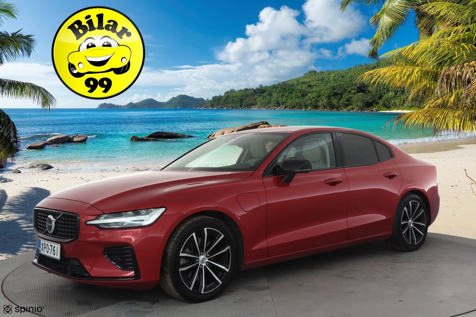 Volvo S60 2023 T8 AWD Long Range High Performance Plus Dark aut * Koukku / ACC / Muistipenkit / Full-LED / P.Kamera / Lisälämmitin * - 1-om Suomi-auto / 2x Latauskaapelit / Merkkihuollot / Kahdet renkaat aluvanteilla