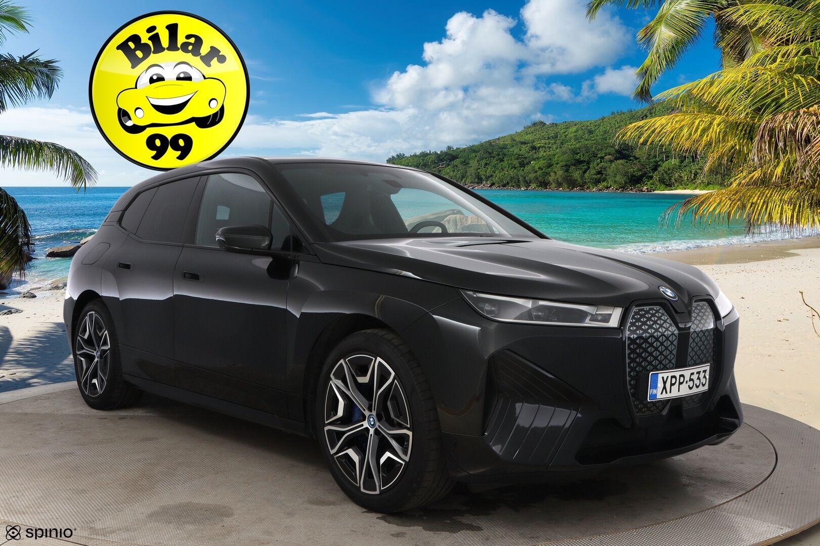 BMW iX 2022 xDrive40 Fully Charged - 3,99 % KORKOTARJOUS TÄHÄN AUTOON - Vetokoukku / HUD / Harman&Kardon / Sky Lounge / Adapt.Vakkari / 360-Kamera / Laser / Eleohjaus / Suomiauto / Upea yksilö!