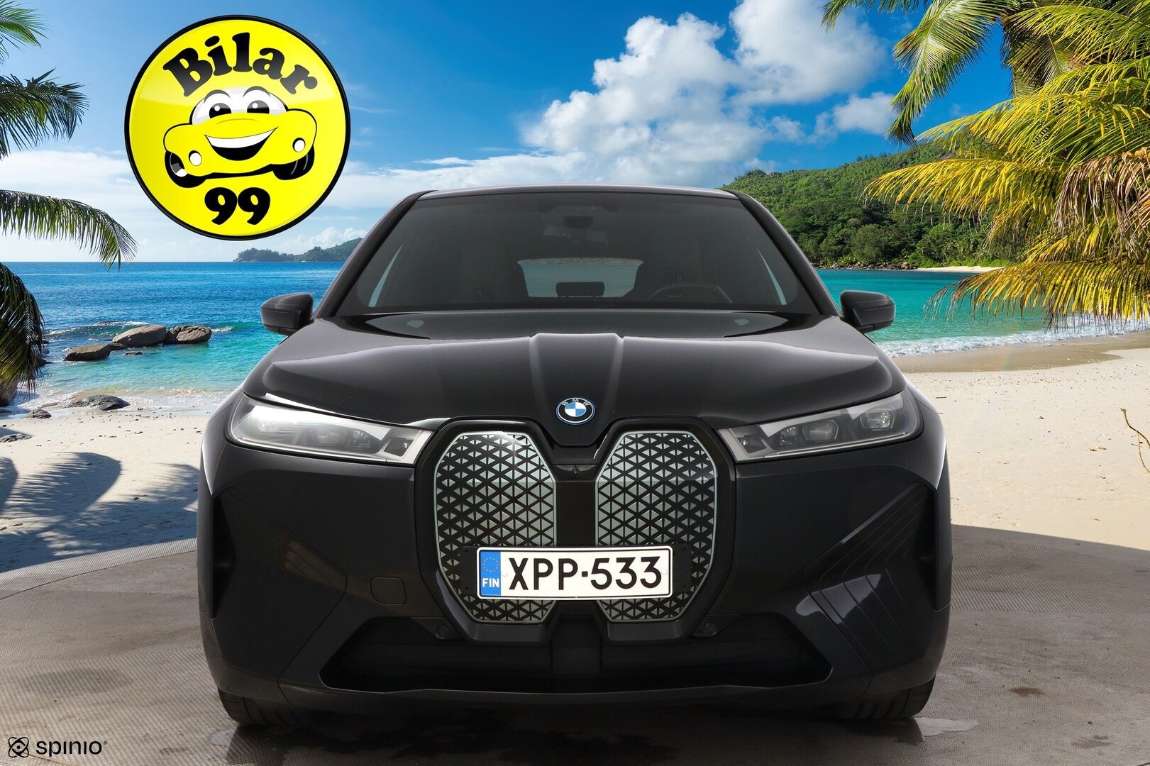 BMW iX 2022 xDrive40 Fully Charged - 3,99 % KORKOTARJOUS TÄHÄN AUTOON - Vetokoukku / HUD / Harman&Kardon / Sky Lounge / Adapt.Vakkari / 360-Kamera / Laser / Eleohjaus / Suomiauto / Upea yksilö!