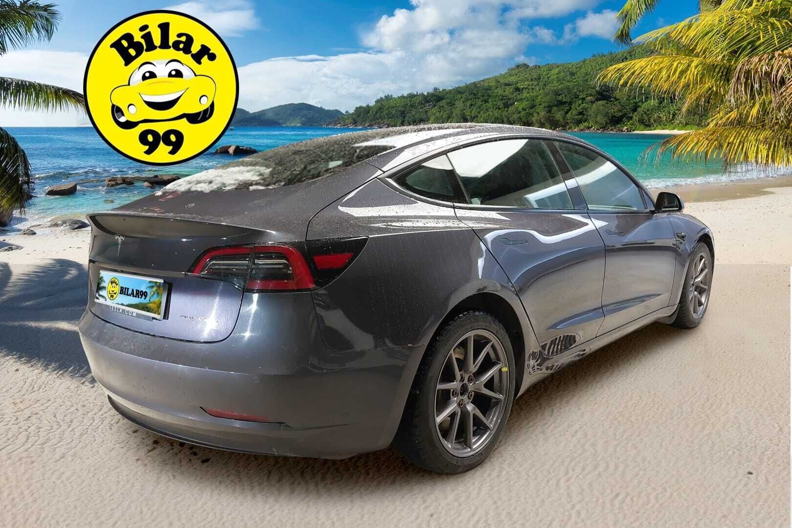 Tesla Model 3 2021 Long Range *Lämpöpumppu / Adapt.Vakkari / Premium Audio / Lasikatto / P.Kamera / BLIS / Sähköluukku* - ALV / 1Om. Suomiauto / 2x renkaat ja vanteet!