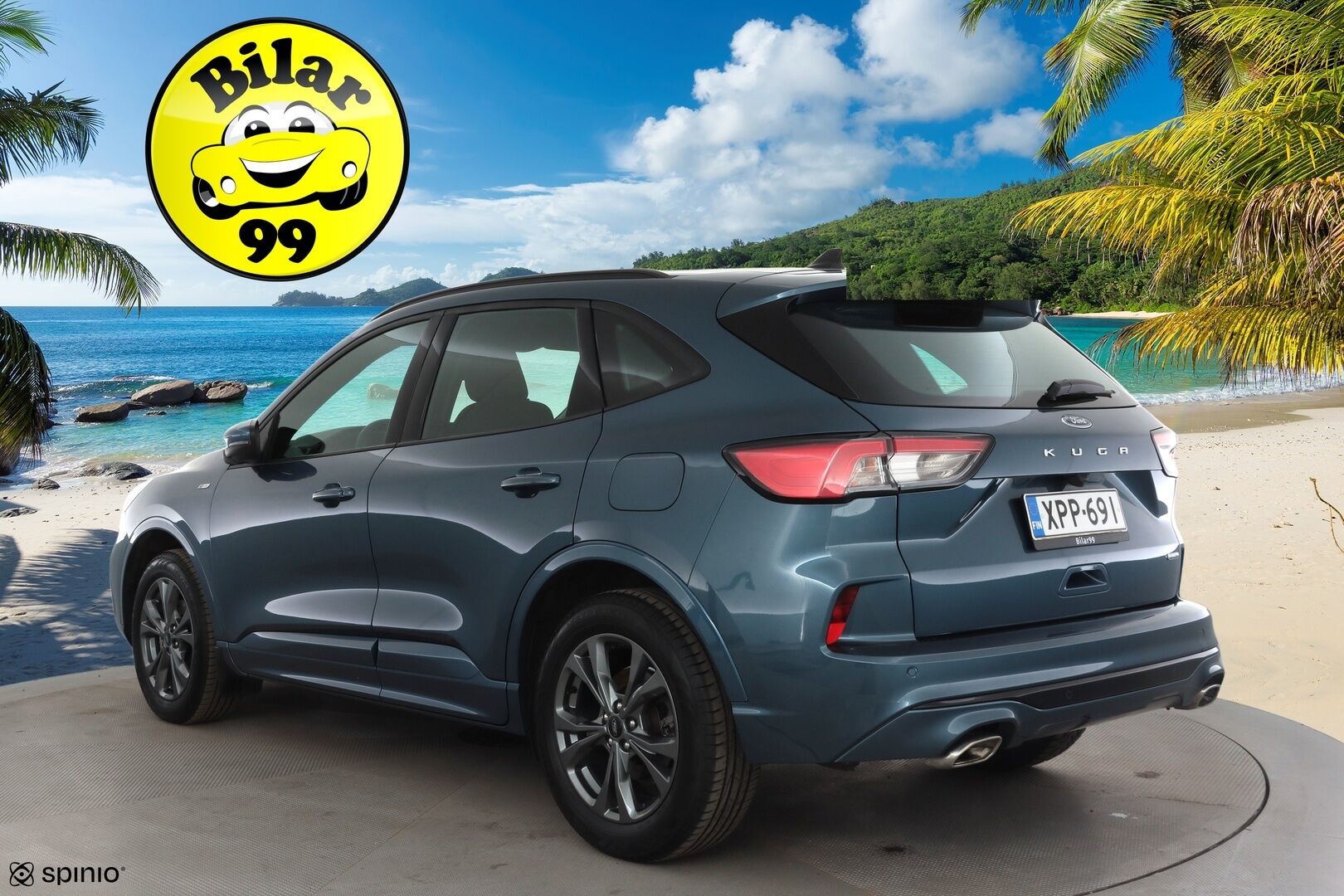 Ford Kuga 2022 2,5 Hybrid (HEV) 190hv CVT AWD ST-Line * HUD / Lohkolämmitin / LED / P.Kamera / Kaistavahti / Navi / Keyless * - 1-om Suomi-auto / Kahdet renkaat aluvanteilla