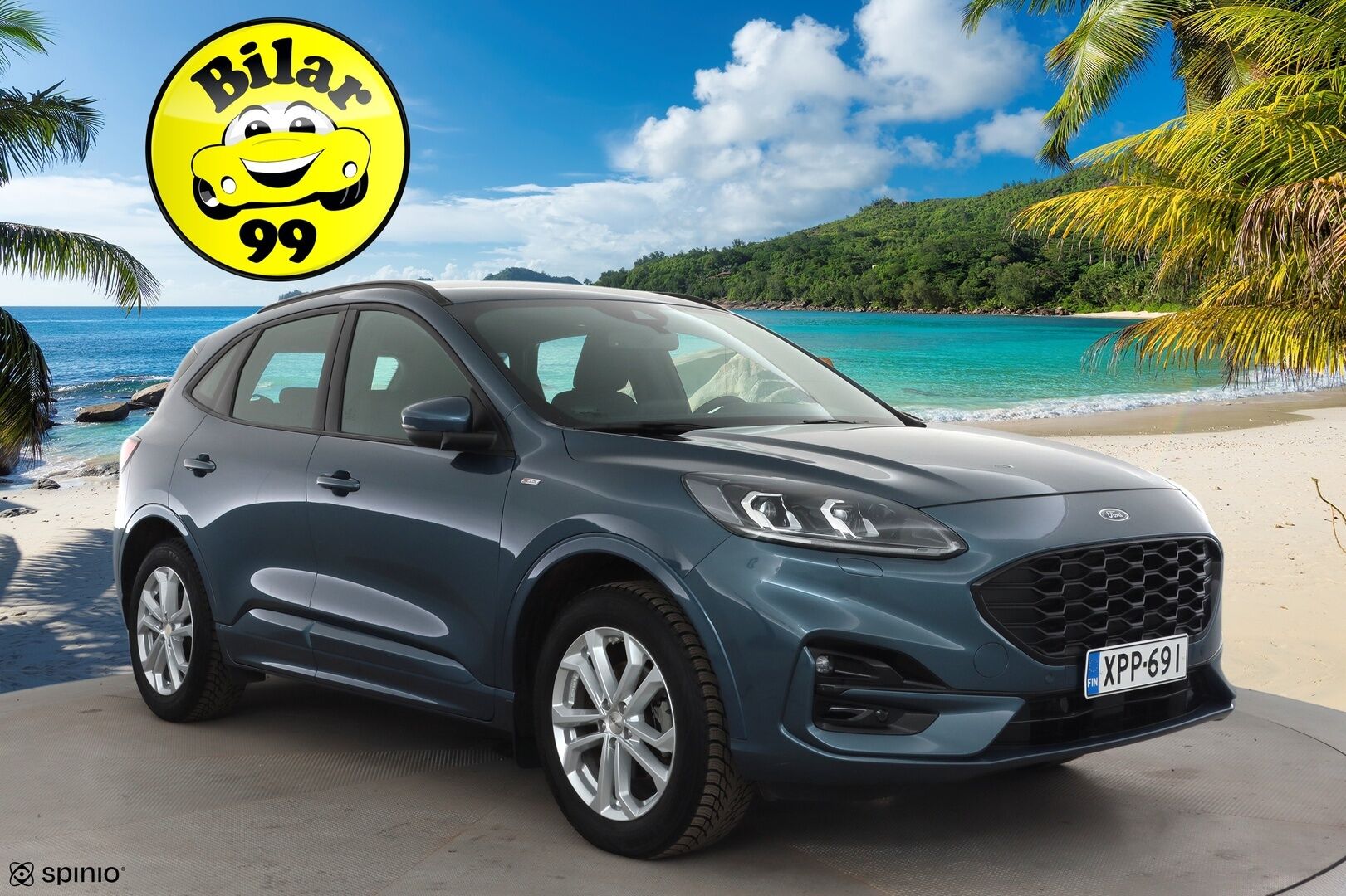 Ford Kuga 2022 2,5 Hybrid (HEV) 190hv CVT AWD ST-Line * HUD / Lohkolämmitin / LED / P.Kamera / Kaistavahti / Navi / Keyless * - 1-om Suomi-auto / Kahdet renkaat aluvanteilla