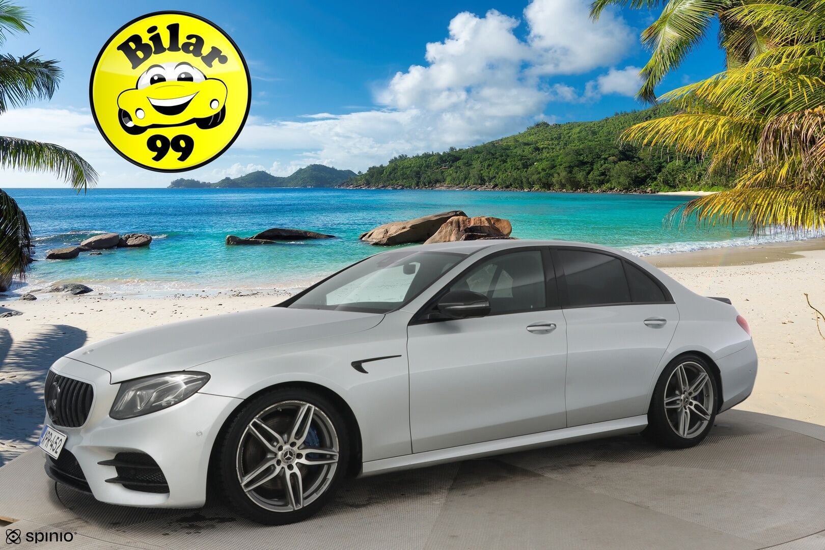 Mercedes-Benz E 2018 350 e Sedan AMG *Burmester® 3D / Sporttipenkit / HUD /  Ambient / 360 / Command / BLIS* - Nahka alcantra / Kahdet AMG vanteet / Apple&Android