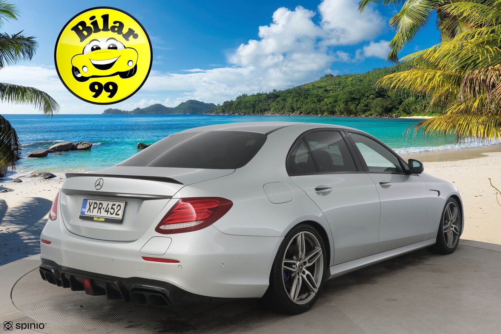 Mercedes-Benz E 2018 350 e Sedan AMG *Burmester® 3D / Sporttipenkit / HUD /  Ambient / 360 / Command / BLIS* - Nahka alcantra / Kahdet AMG vanteet / Apple&Android