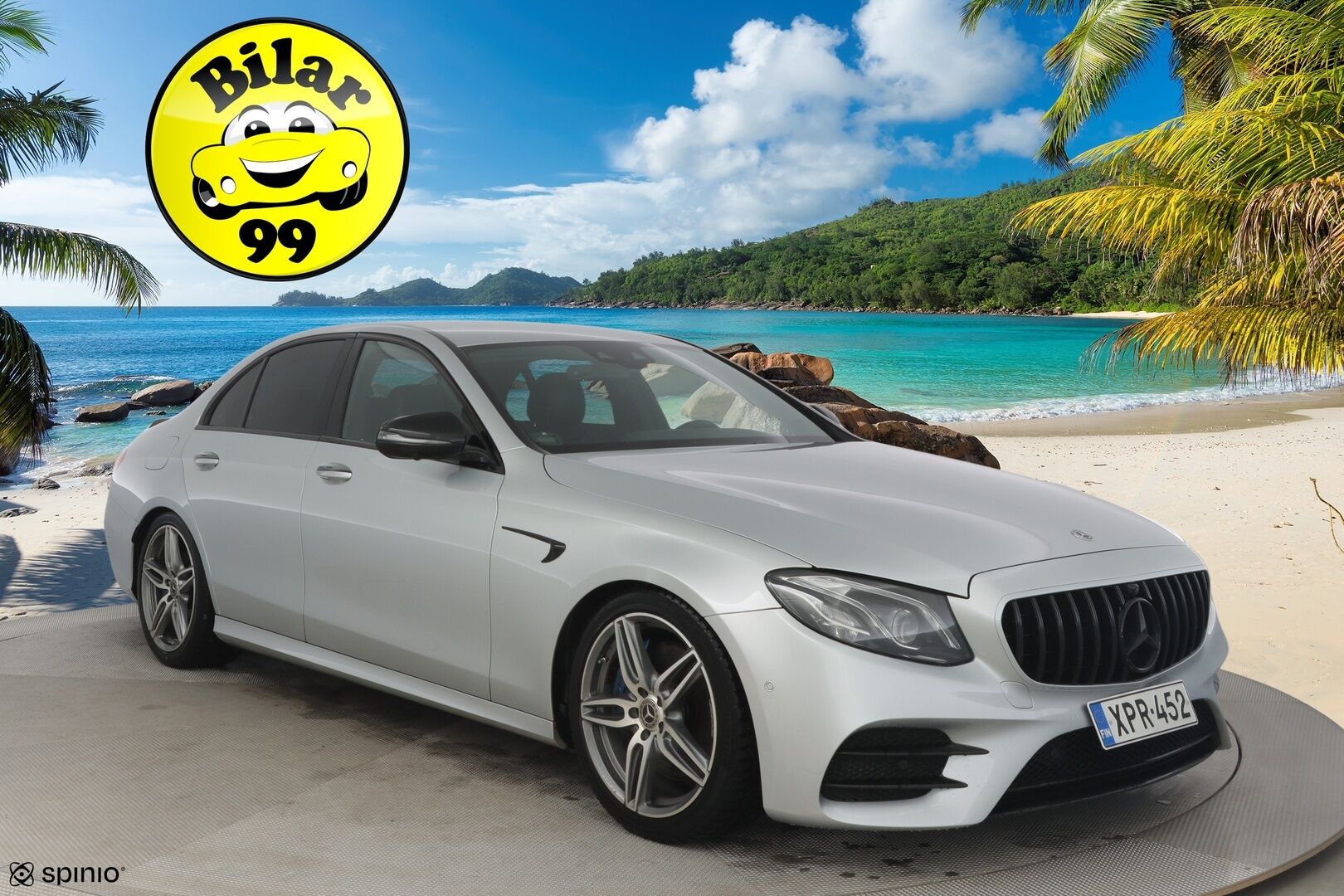 Mercedes-Benz E 2018 350 e Sedan AMG *Burmester® 3D / Sporttipenkit / HUD /  Ambient / 360 / Command / BLIS* - Nahka alcantra / Kahdet AMG vanteet / Apple&Android