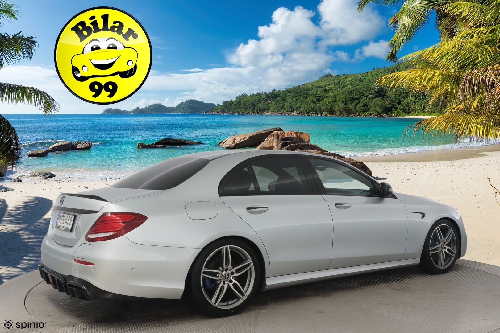 Mercedes-Benz E 2018 350 e Sedan AMG *Burmester® 3D / Sporttipenkit / HUD /  Ambient / 360 / Command / BLIS* - Nahka alcantra / Kahdet AMG vanteet / Apple&Android