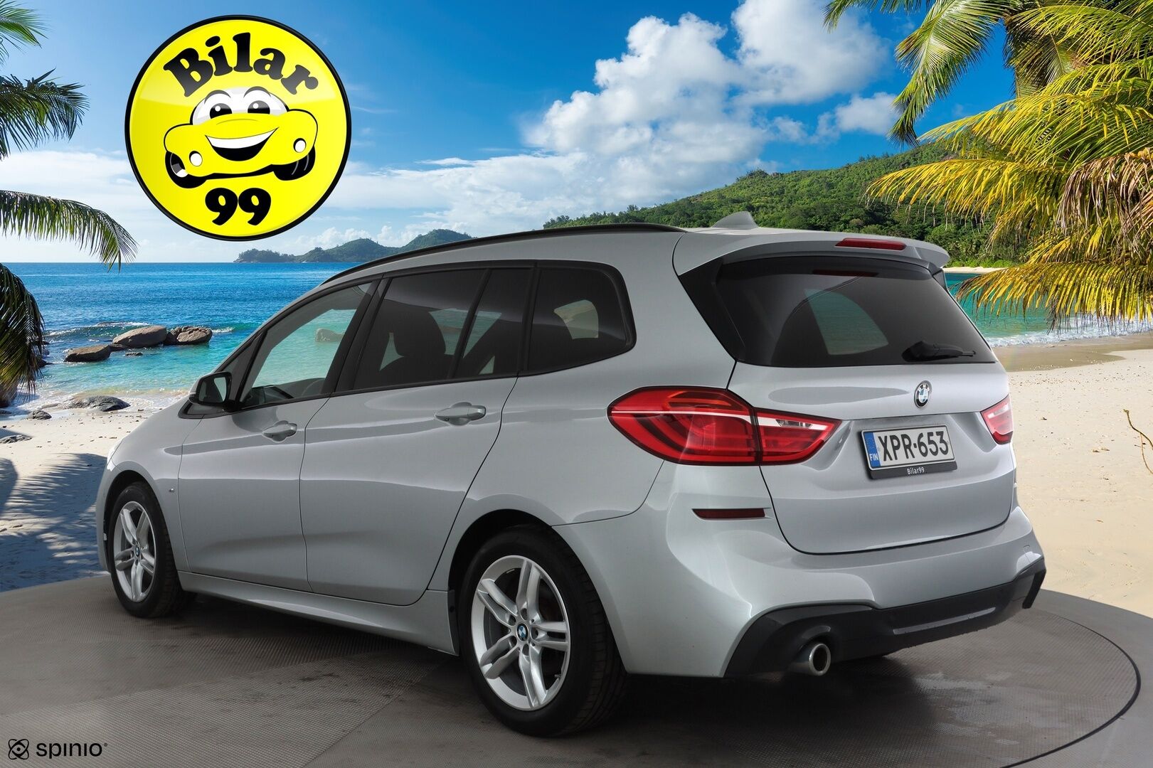 BMW 218 2022 F46 Gran Tourer 218i A Business Automatic Edition M Sport * LED / P.Tutkat / Sportpenkit / Navi / Sisätilanlämmitin * - 1-om Suomi-auto / Kahdet renkaat / Merkkihuollettu! - HULLU BLACKWEEK KORKOTARJOUS 2,49%