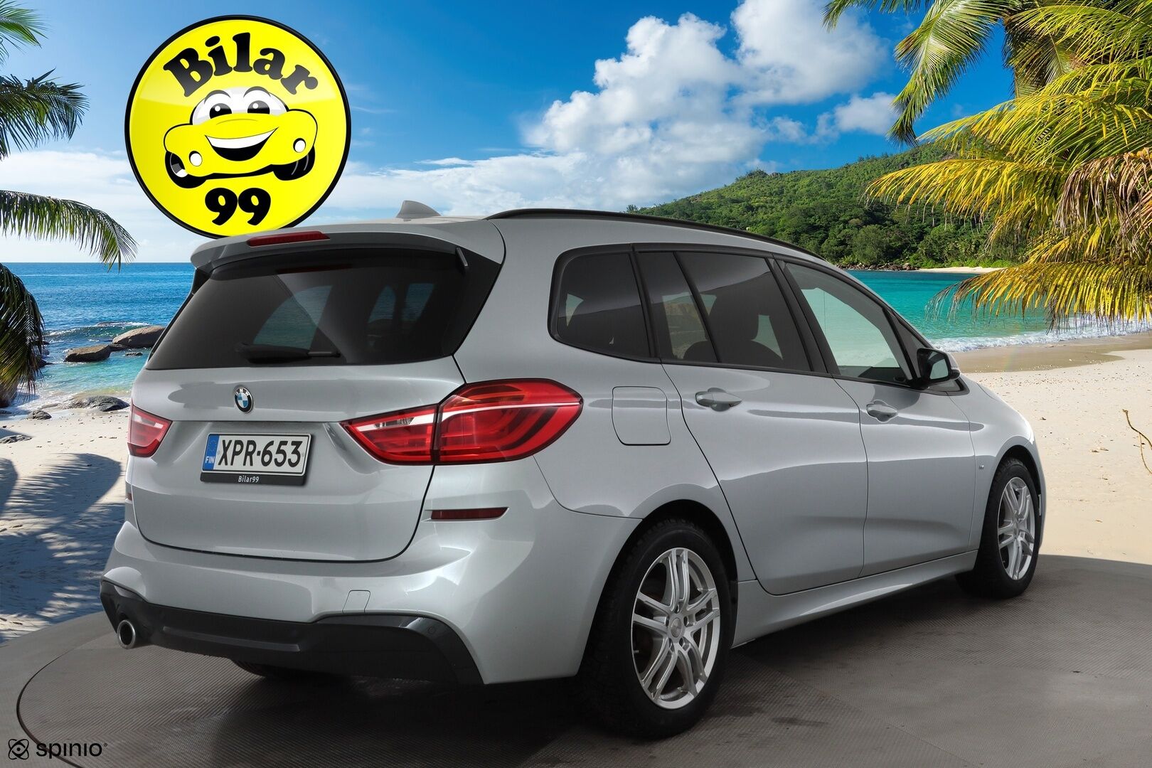 BMW 218 2022 F46 Gran Tourer 218i A Business Automatic Edition M Sport * LED / P.Tutkat / Sportpenkit / Navi / Sisätilanlämmitin * - 1-om Suomi-auto / Kahdet renkaat / Merkkihuollettu! - HULLU BLACKWEEK KORKOTARJOUS 2,49%