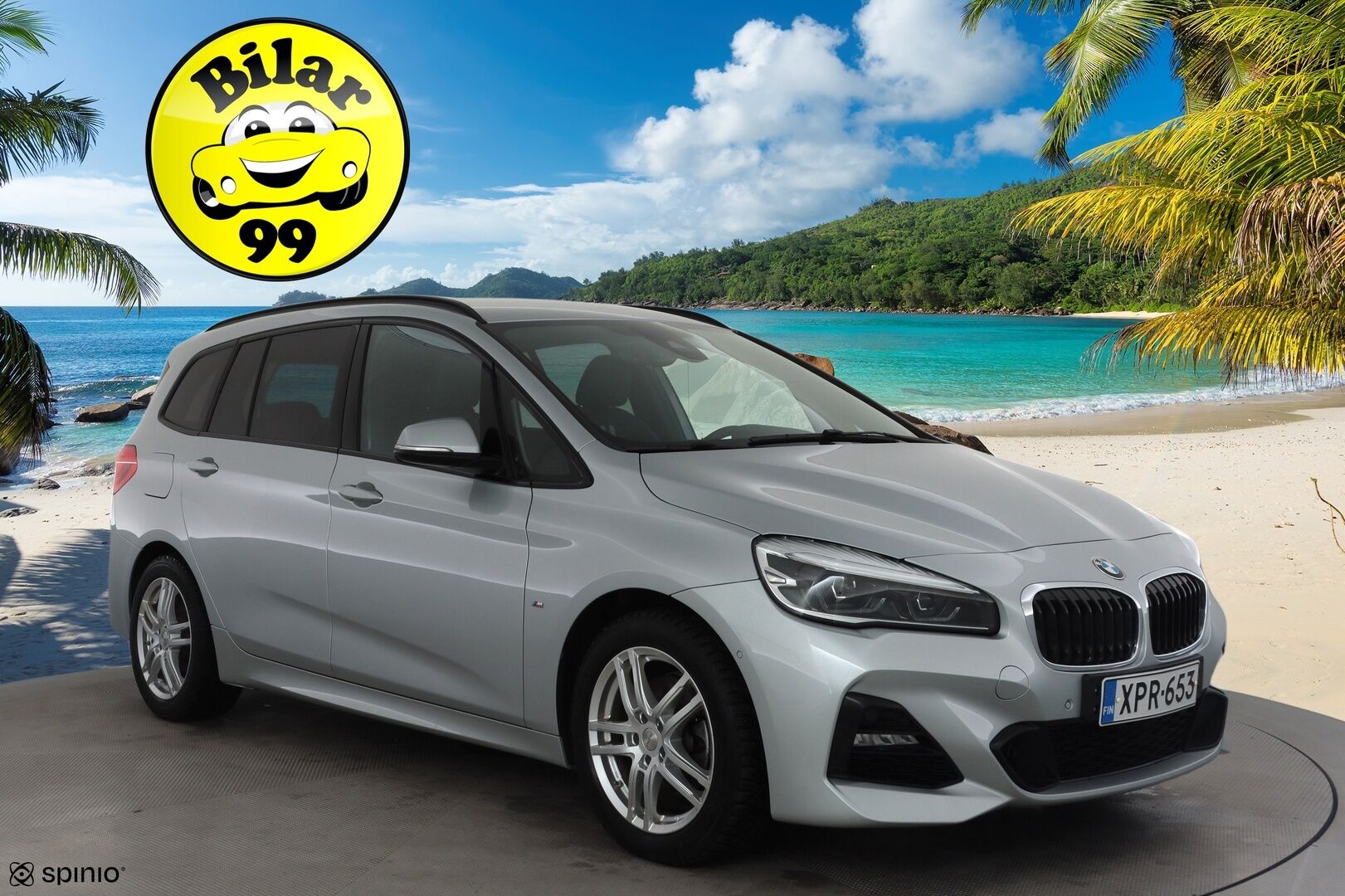 BMW 218 2022 F46 Gran Tourer 218i A Business Automatic Edition M Sport * LED / P.Tutkat / Sportpenkit / Navi / Sisätilanlämmitin * - 1-om Suomi-auto / Kahdet renkaat / Merkkihuollettu! - HULLU BLACKWEEK KORKOTARJOUS 2,49%