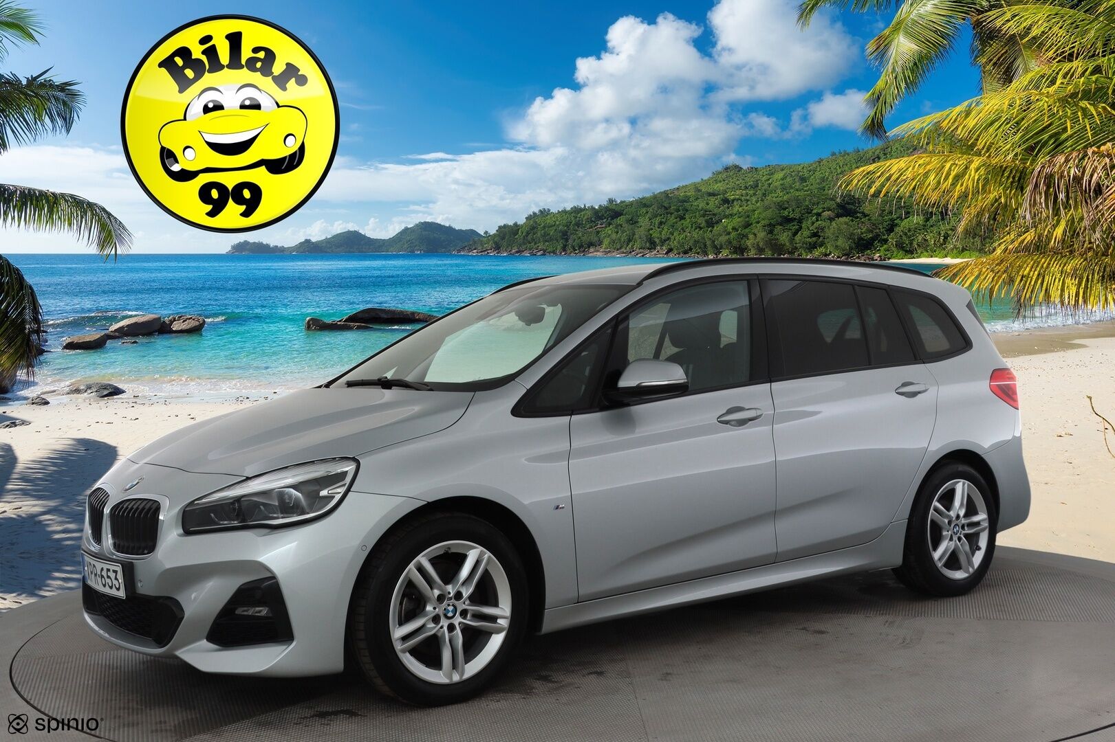 BMW 218 2022 F46 Gran Tourer 218i A Business Automatic Edition M Sport * LED / P.Tutkat / Sportpenkit / Navi / Sisätilanlämmitin * - 1-om Suomi-auto / Kahdet renkaat / Merkkihuollettu! - HULLU BLACKWEEK KORKOTARJOUS 2,49%