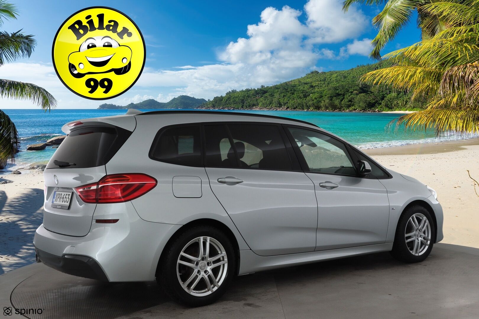 BMW 218 2022 F46 Gran Tourer 218i A Business Automatic Edition M Sport * LED / P.Tutkat / Sportpenkit / Navi / Sisätilanlämmitin * - 1-om Suomi-auto / Kahdet renkaat / Merkkihuollettu! - HULLU BLACKWEEK KORKOTARJOUS 2,49%