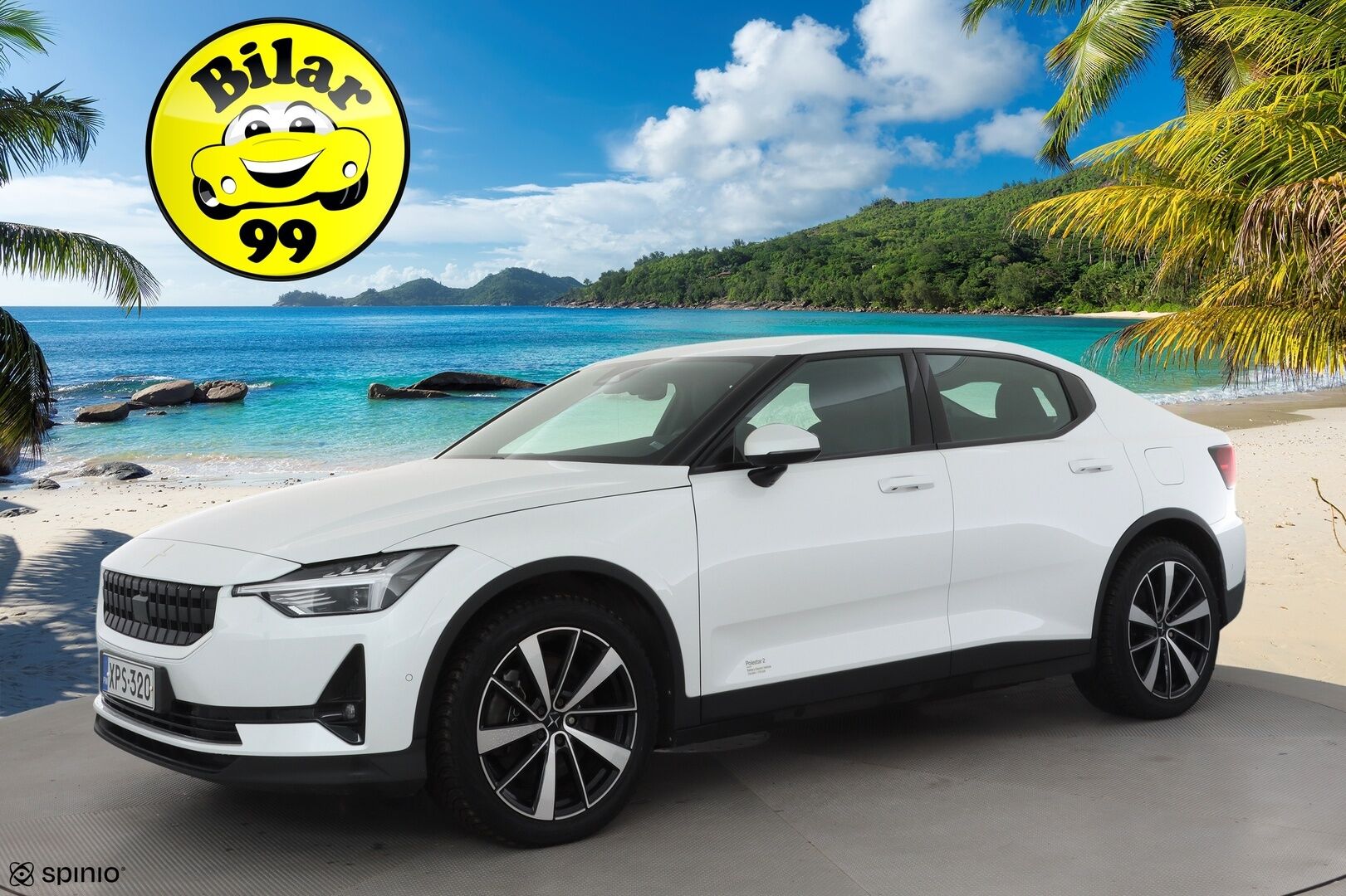 Polestar 2 2022 Long Range Single Motor, 170kW, 78kWh * ACC / Akkukäyttöinen Lisälämmitin / Pixel-LED / High Performance * - 1.Om Suomi-auto / Merkkihuollettu / Koti & Kauppalaturi