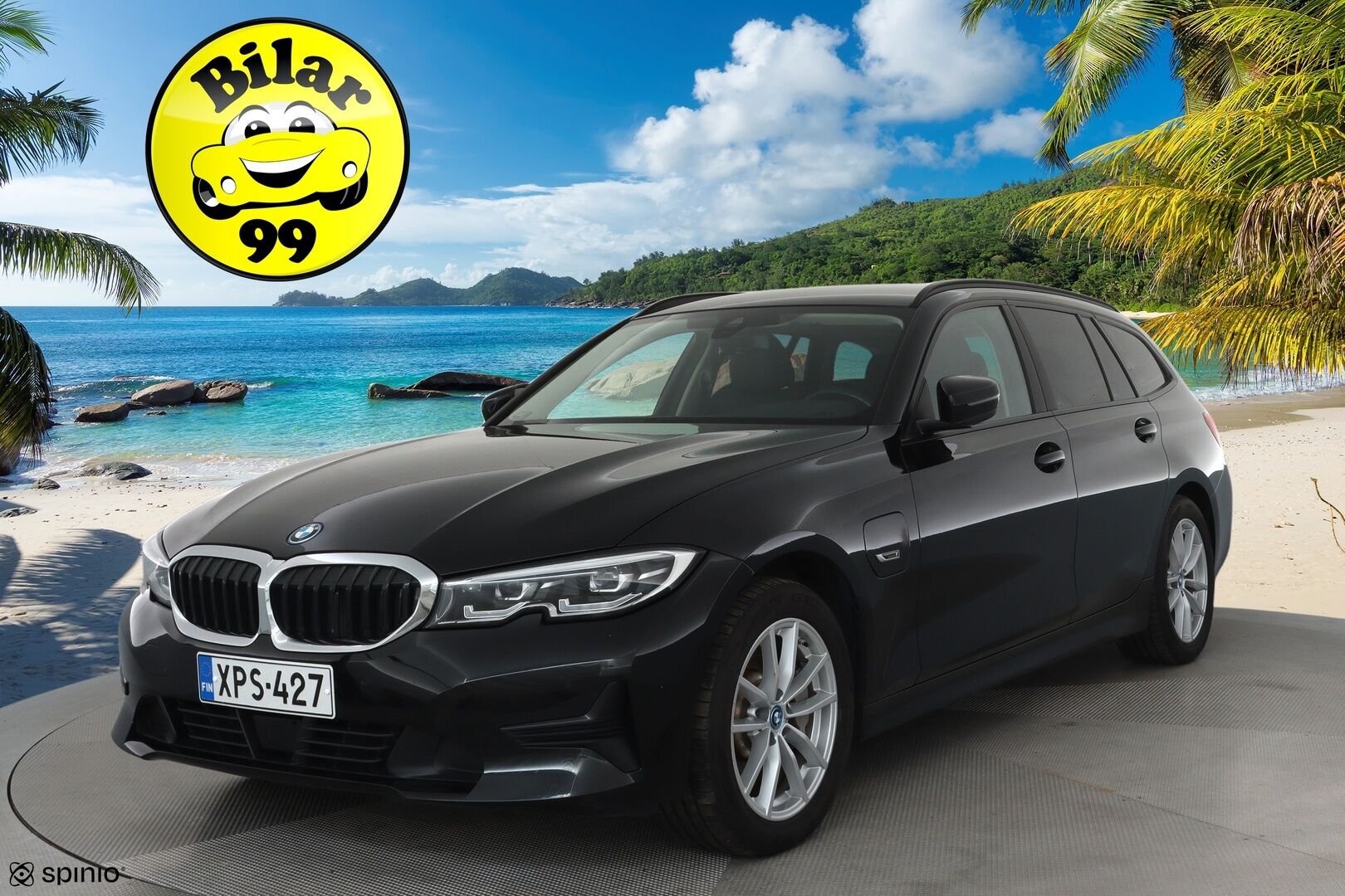 BMW 330 2022 G21 Touring 330e xDrive A Charged Edition **ACC / Adapt.LED / Hifi / P.tutkat / Puolinahat / Comfort Access / Navi** - Suomi-auto / Kahdet renkaat aluvanteilla / Merkkihuollettu