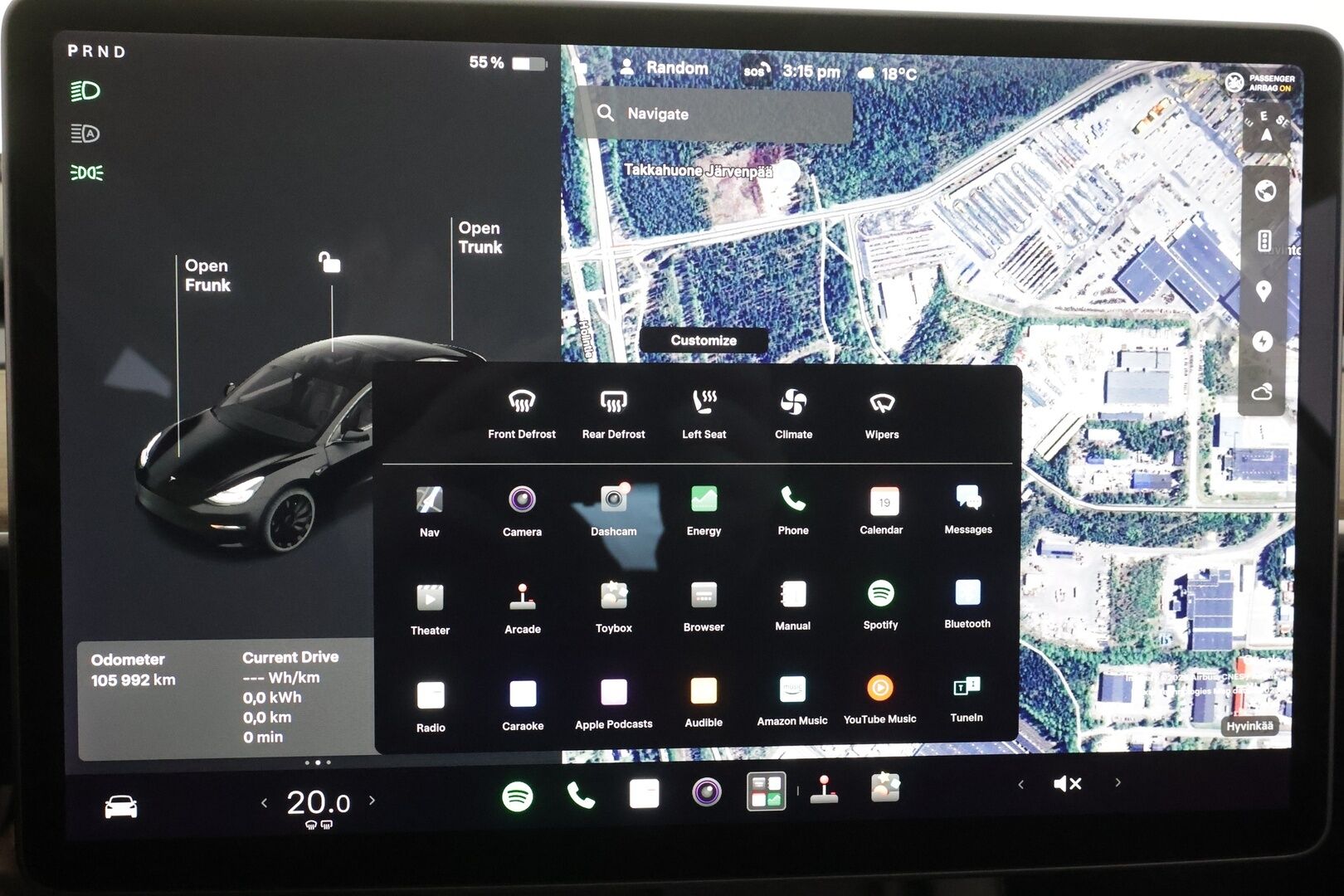 Tesla Model 3 2021 Performance - | ACC | ILP | Refresh | Premium-audio | Matrix | Panorama | Sähkönahat | Sähkökontti | 2x renkaat aluvantein | 
