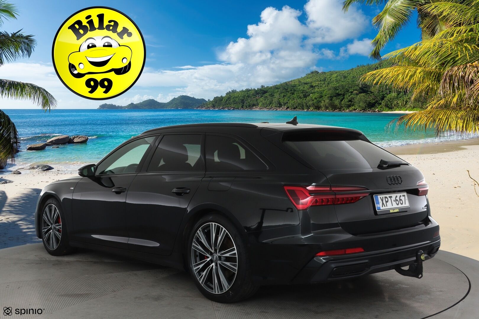 Audi A6 2020 Avant 55 TFSI e S-Line **Adapt.vakkkari / HUD / 360° / Muistipenkit hieronnalla / Matrix LED / Navi** - 3,99 % KORKOTARJOUS TÄHÄN AUTOON - Kahdet renkaat aluvanteilla / Ilmastoidut etuistuimet / Penkinlämmittimet takana / Koukku / KeylessGo / Digimittaristo / Nahka sporttipenkit