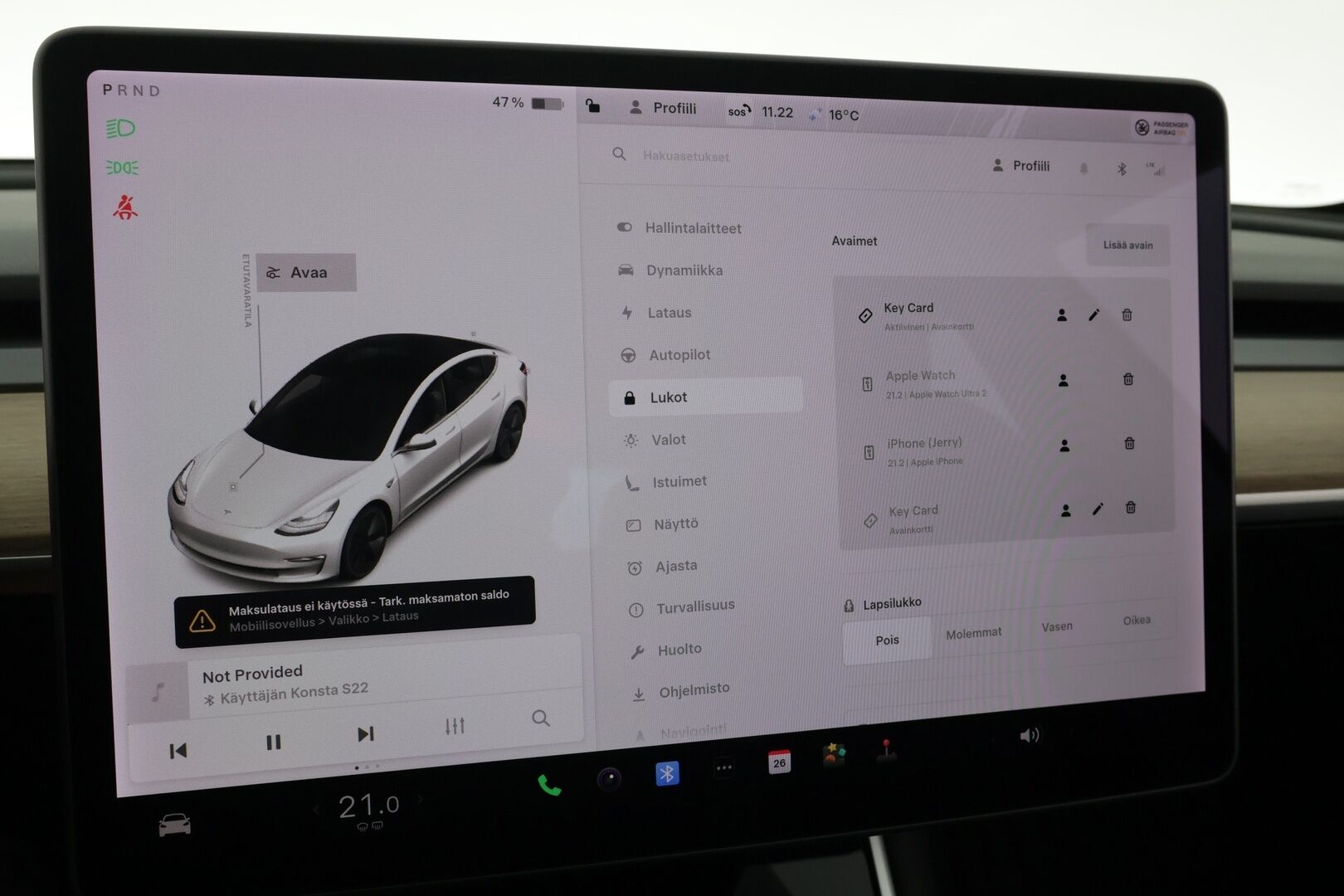 Tesla Model 3 2020 Standard Range Plus RWD * Autopilot / Lasikatto / Acc / Peruutuskamera / Musta Nahkasisusta*