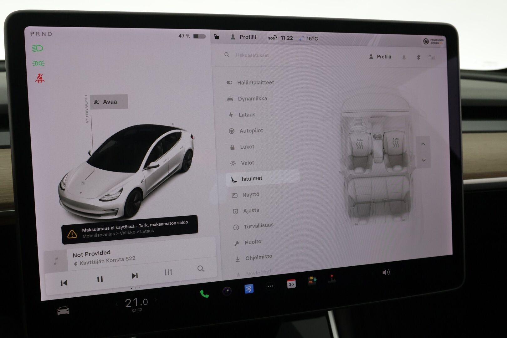 Tesla Model 3 2020 Standard Range Plus RWD * Autopilot / Lasikatto / Acc / Peruutuskamera / Musta Nahkasisusta*