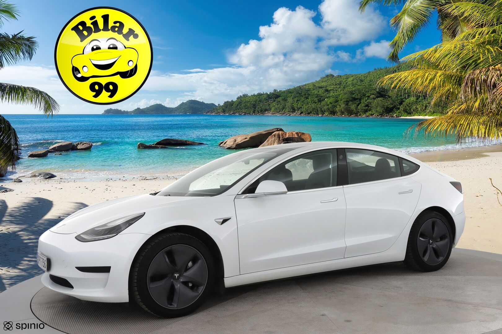 Tesla Model 3 2020 Standard Range Plus RWD * Autopilot / Lasikatto / Acc / Peruutuskamera / Musta Nahkasisusta*