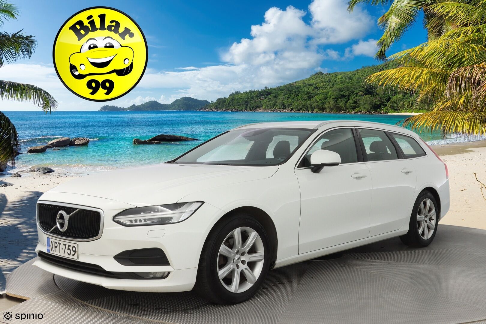 Volvo V90 2018 D3 AWD Business aut *Koukku / Webasto / ACC / Puolinahat / S.kontti* - Kahdet renkaat alumiinivantein / EI ADBLUE / Seuraava katsastus 21.7.2027 / Säännölliset huollot / Viimeisin huolto 07.2025 / Siisti - Osta nyt, maksa vasta ensi vuonna