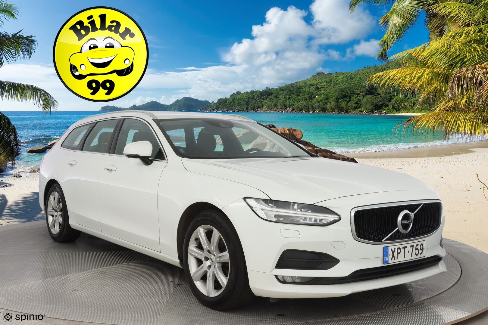 Volvo V90 2018 D3 AWD Business aut *Koukku / Webasto / ACC / Puolinahat / S.kontti* - Kahdet renkaat alumiinivantein / EI ADBLUE / Seuraava katsastus 21.7.2027 / Säännölliset huollot / Viimeisin huolto 07.2025 / Siisti - Osta nyt, maksa vasta ensi vuonna