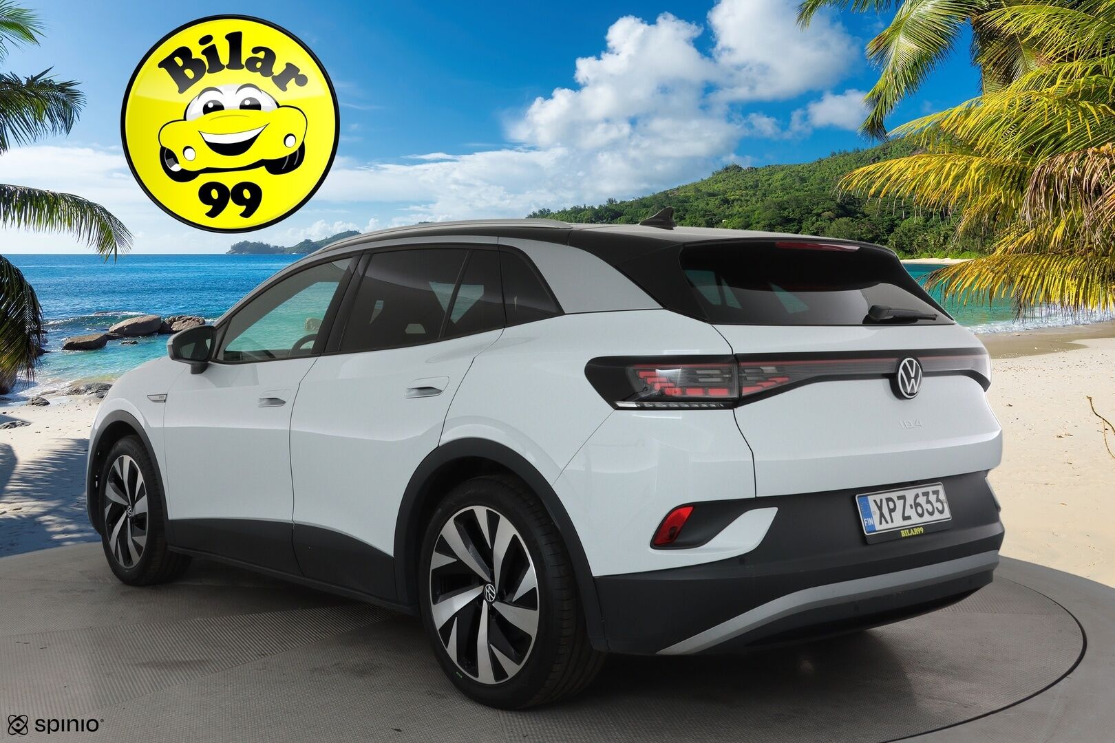 Volkswagen ID.4 2021 Pro Performance Business Max **Lämpöpumppu / Lasikatto / HUD / ACC / 360° / Matrix / Hierovat Sportpenkit Muistilla** - 1-om Suomi-auto / 2x Latauskaapelit / Kahdet Renkaat / Merkkihuollettu! / **HUIPPU KAMOILLA**